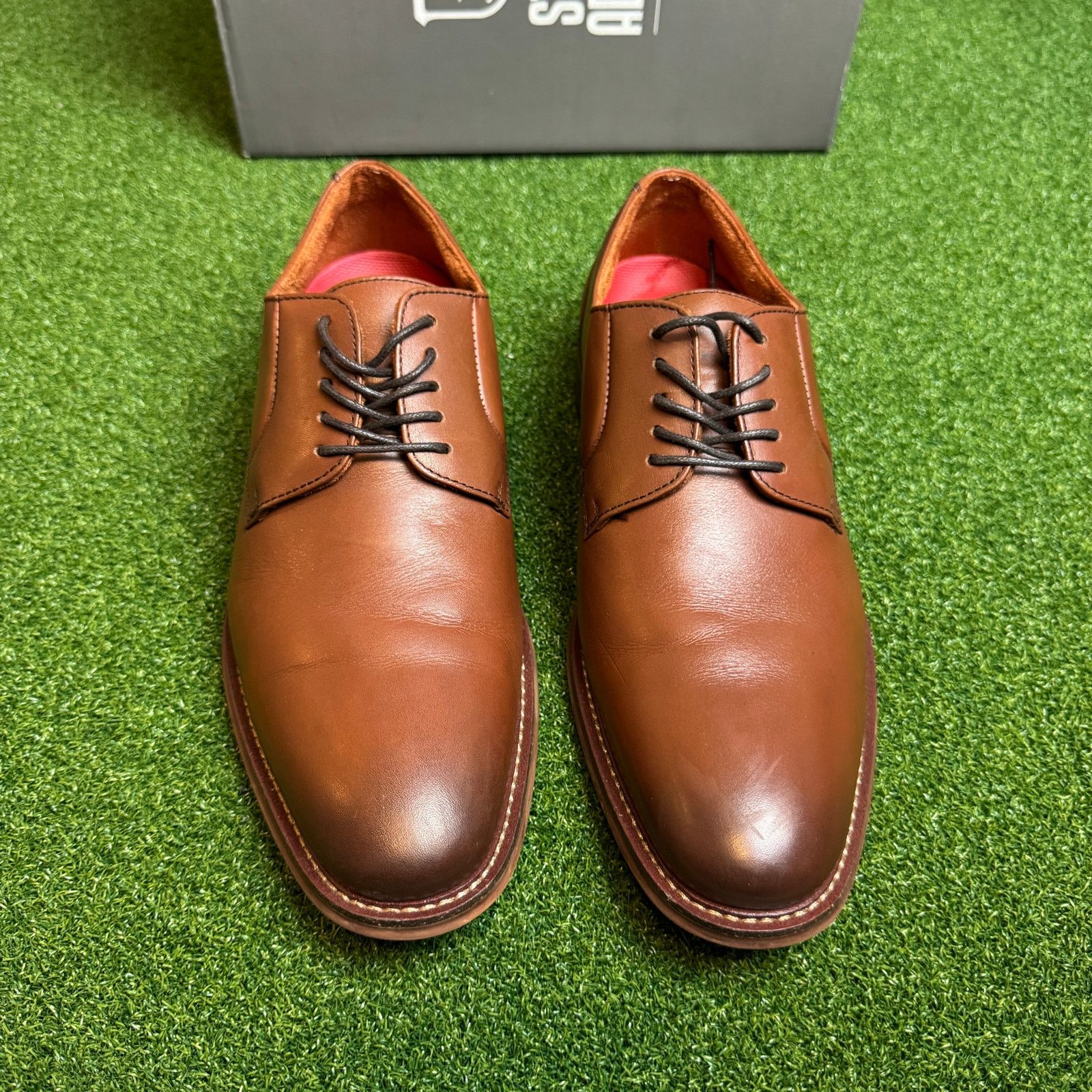 Stacy Adams Stacy Adams Marlton Brown Leather Oxford Dress ShoesMen’s 8M Size US 8 / EU 41 - 2 Thumbnail
