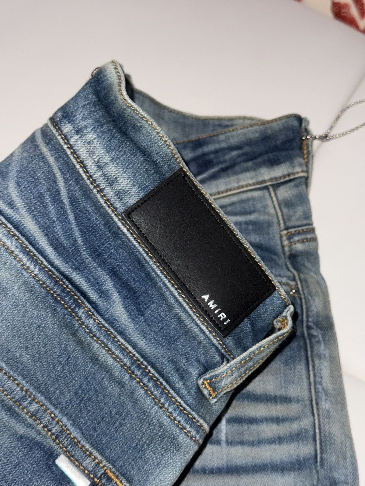 Amiri Amiri mx1 patch jeans Size US 32 / EU 48 - 5 Thumbnail