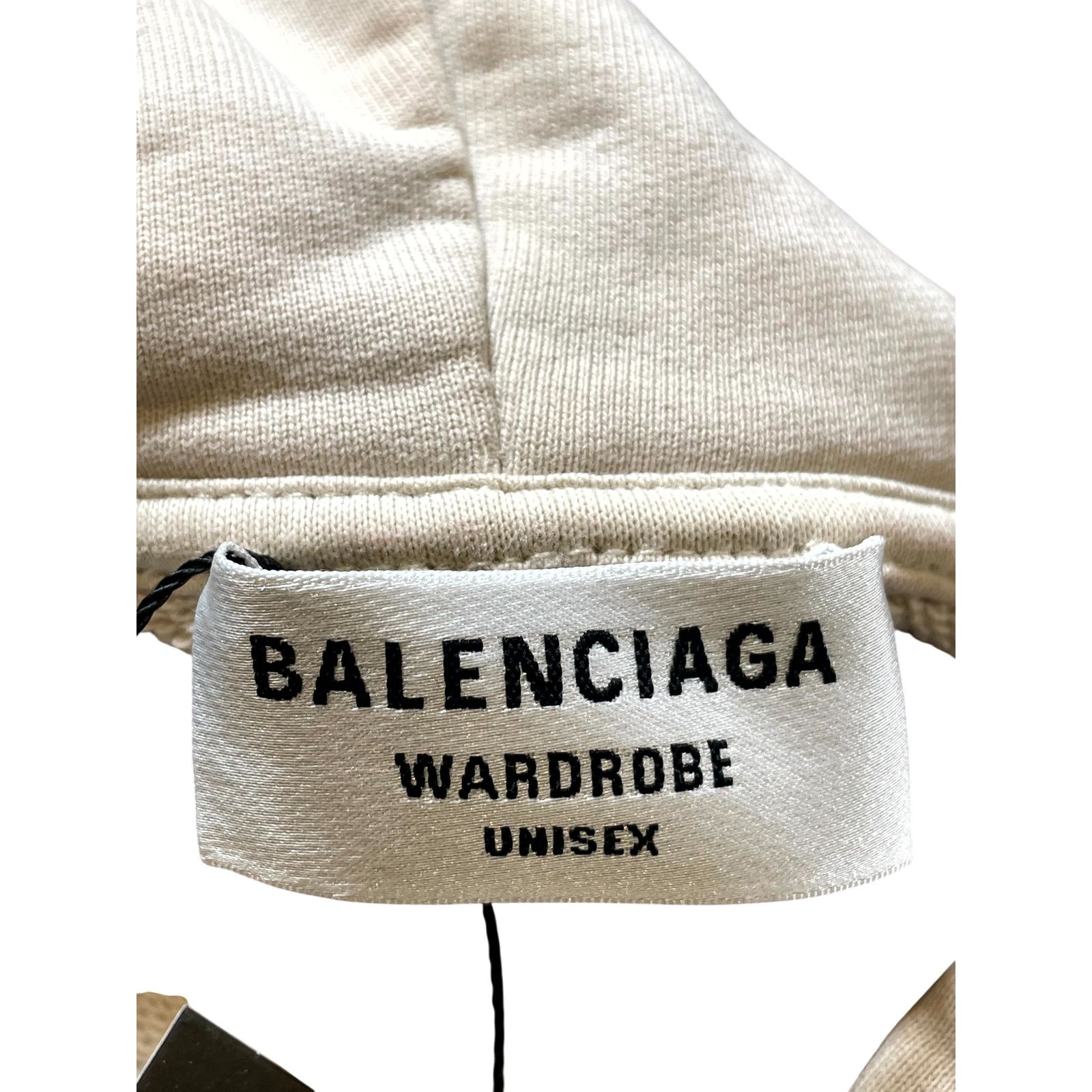 Balenciaga Balenciaga Trademark Logo Biege & Black Hoodie Size US XS / EU 42 / 0 - 3 Thumbnail