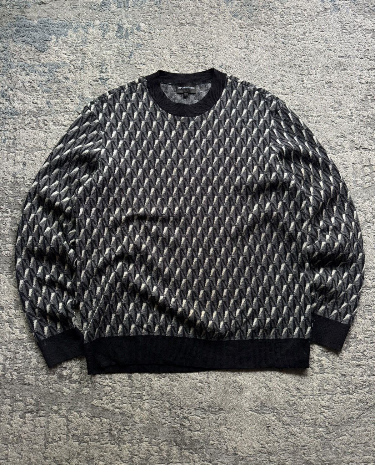 Emporio Armani Emporio Armani Wool Sweater Size L Size US L / EU 52-54 / 3 - 1 Thumbnail