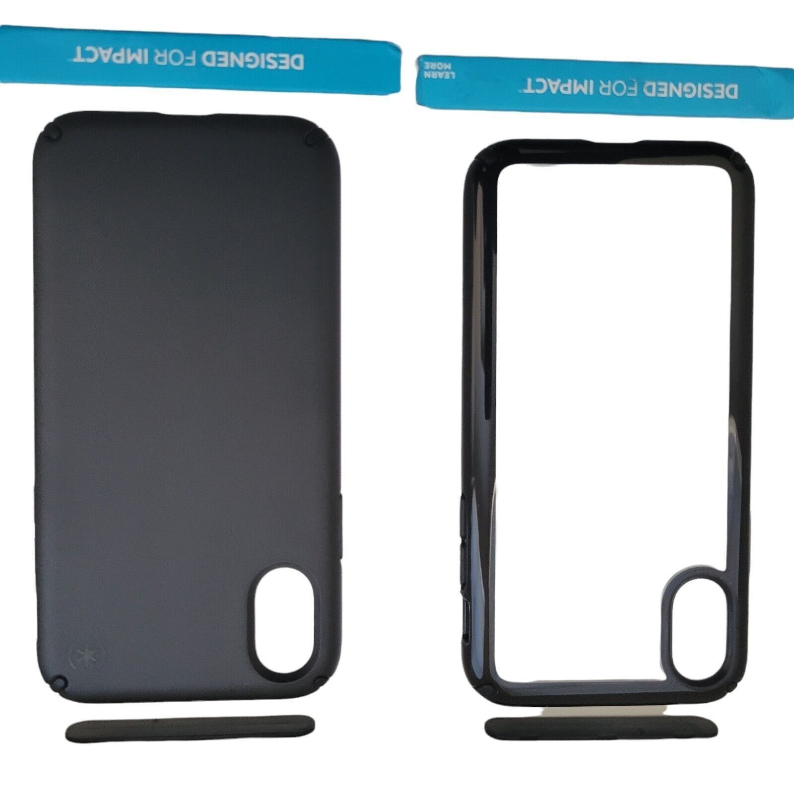 Other Lot Of 2 Speck Presidio For IPhone X. One Clear, One Black. Size ONE SIZE - 3 Thumbnail