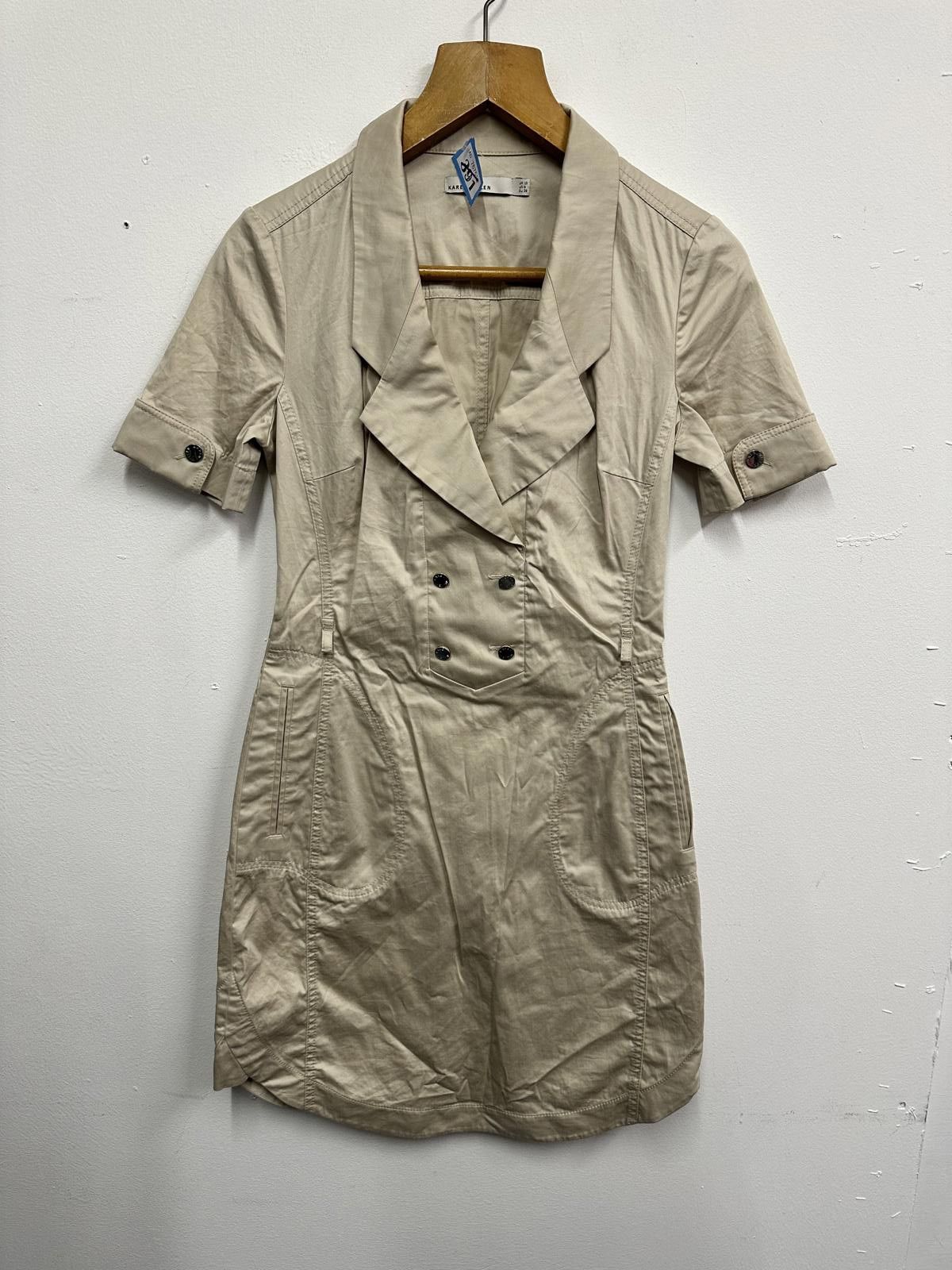 Other Karen Millen Beige Short Sleeve Dress UK 10 / US 6 / EU 38 Size M / US 6-8 / IT 42-44 - 1 Thumbnail