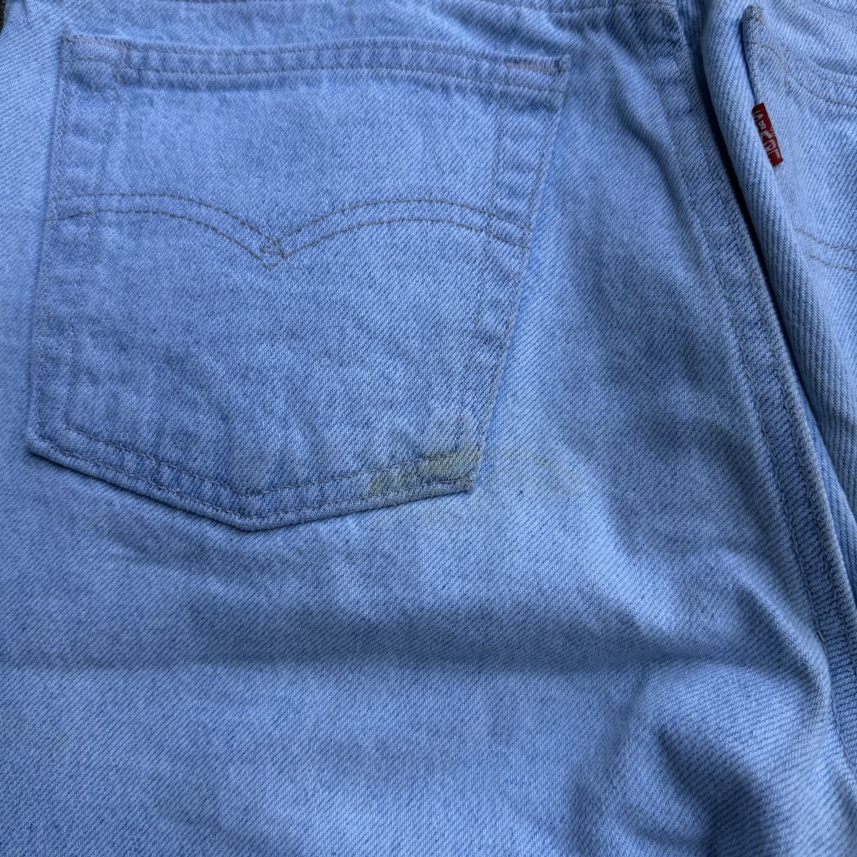 Levi's 90s Levi's 550 Light Wash Baggy Jeans ERD Grunge Chrome Size US 30 / EU 46 - 13 Thumbnail