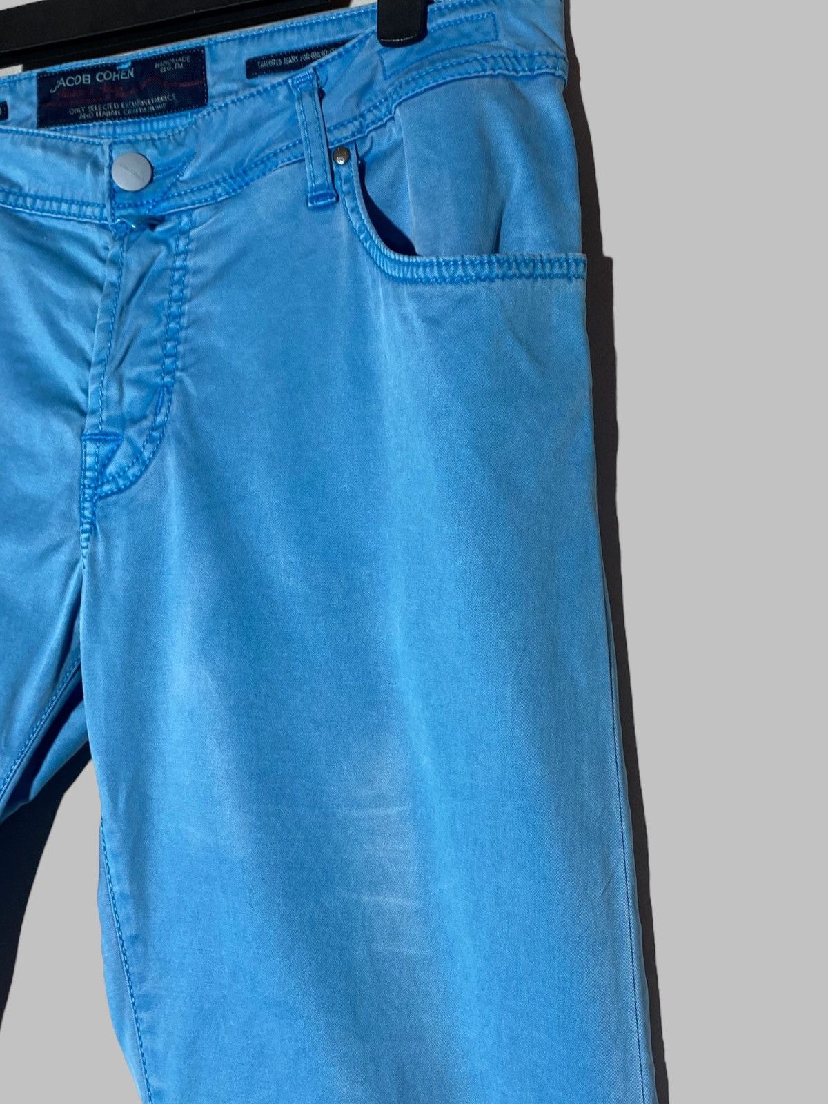 Jacob Cohen Jacob Cohen 622 Style Sky Blue Jeans Size US 35 - 8 Thumbnail