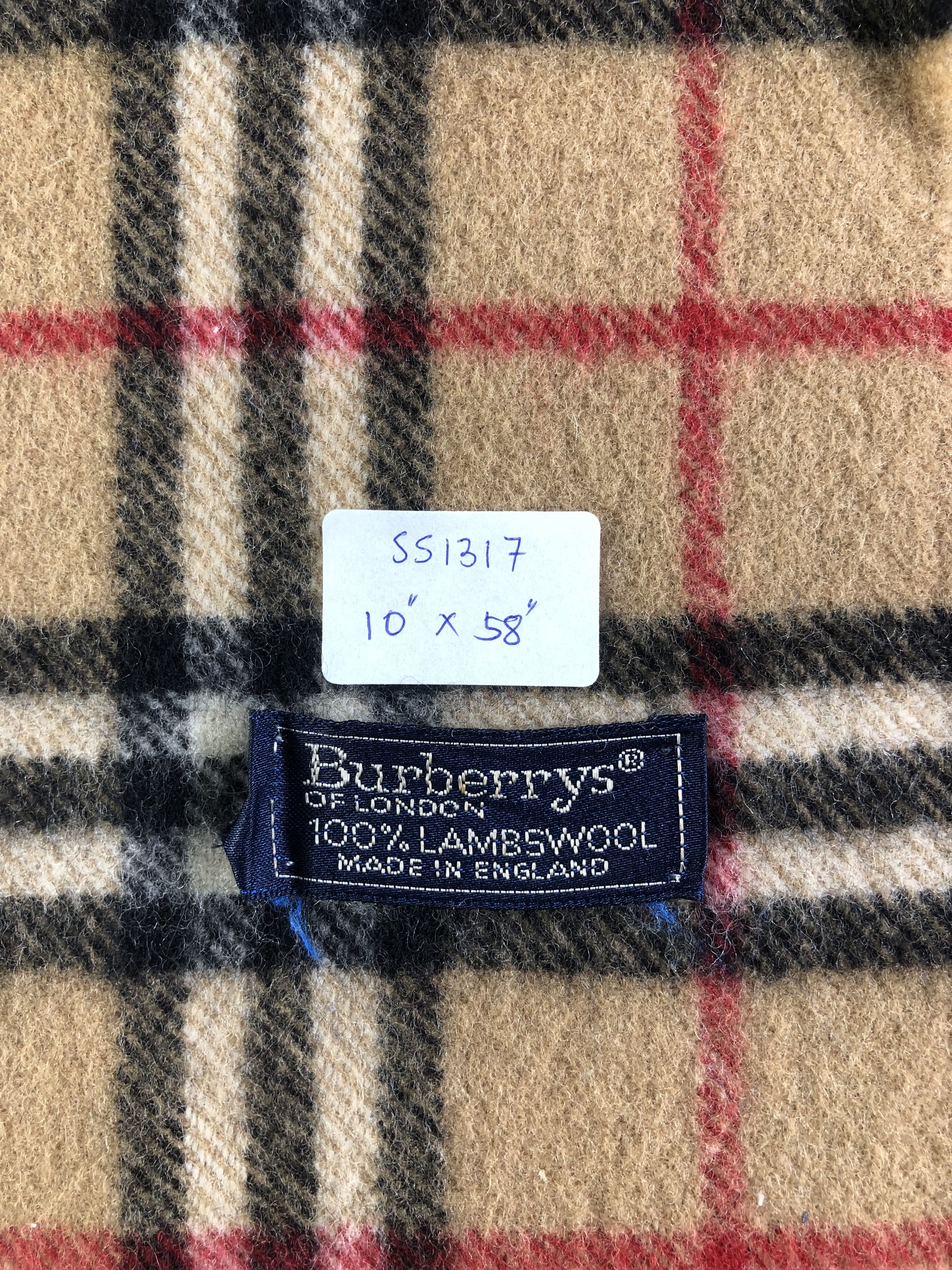 Burberry Burberry Lambswool Scarf / Muffler / Neckwear SS1317 Size ONE SIZE - 4 Thumbnail