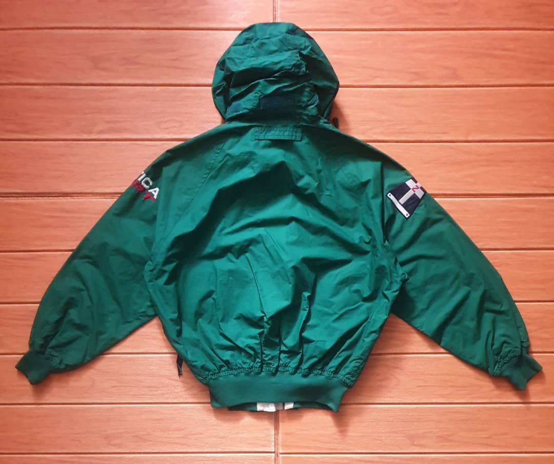 Nautica Vintage Nautica green Hoodie Jacket Size US M / EU 48-50 / 2 - 9 Thumbnail