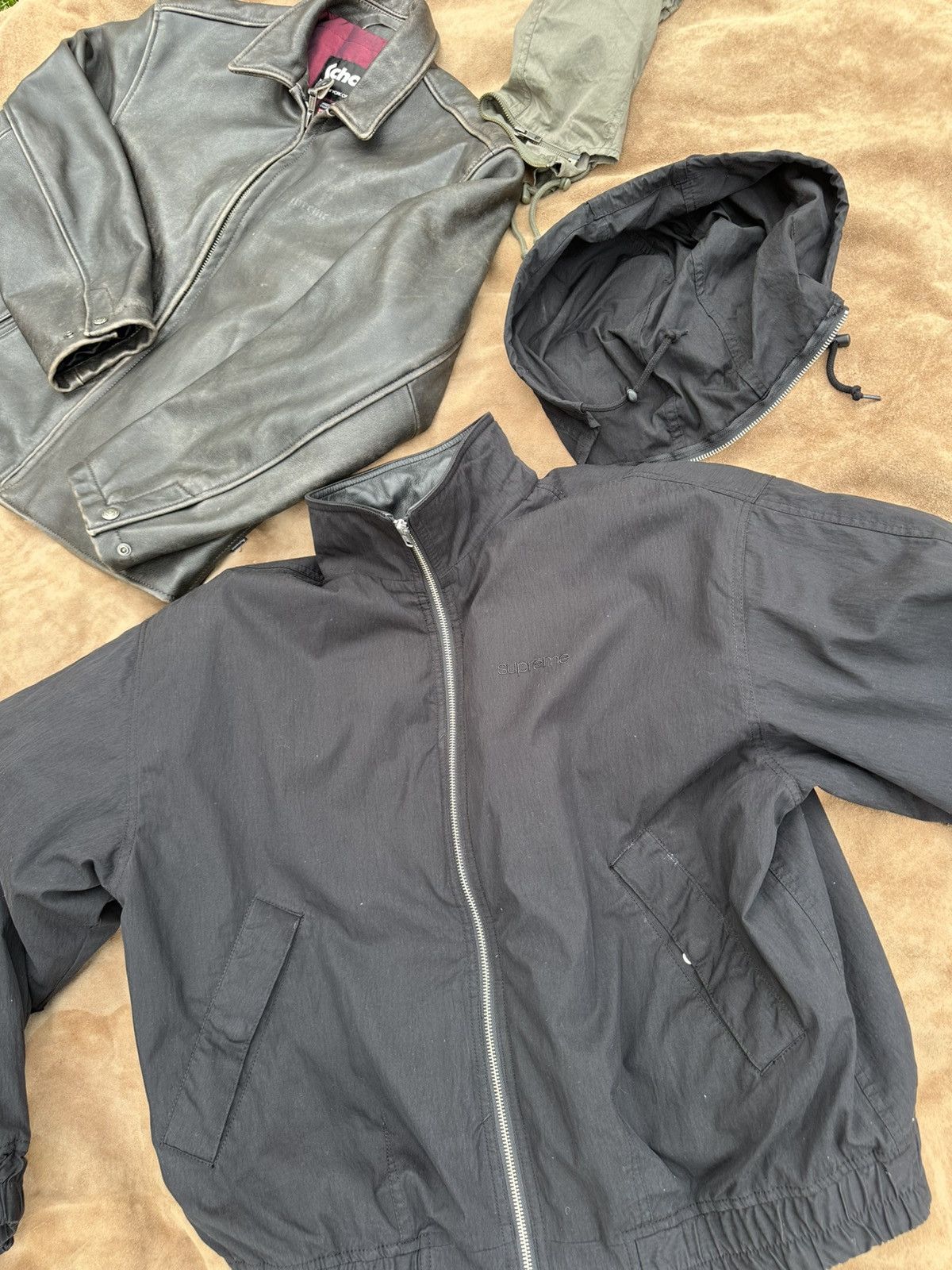 Supreme Supreme Leather Collar Utility Jacket Size US M / EU 48-50 / 2 - 5 Thumbnail