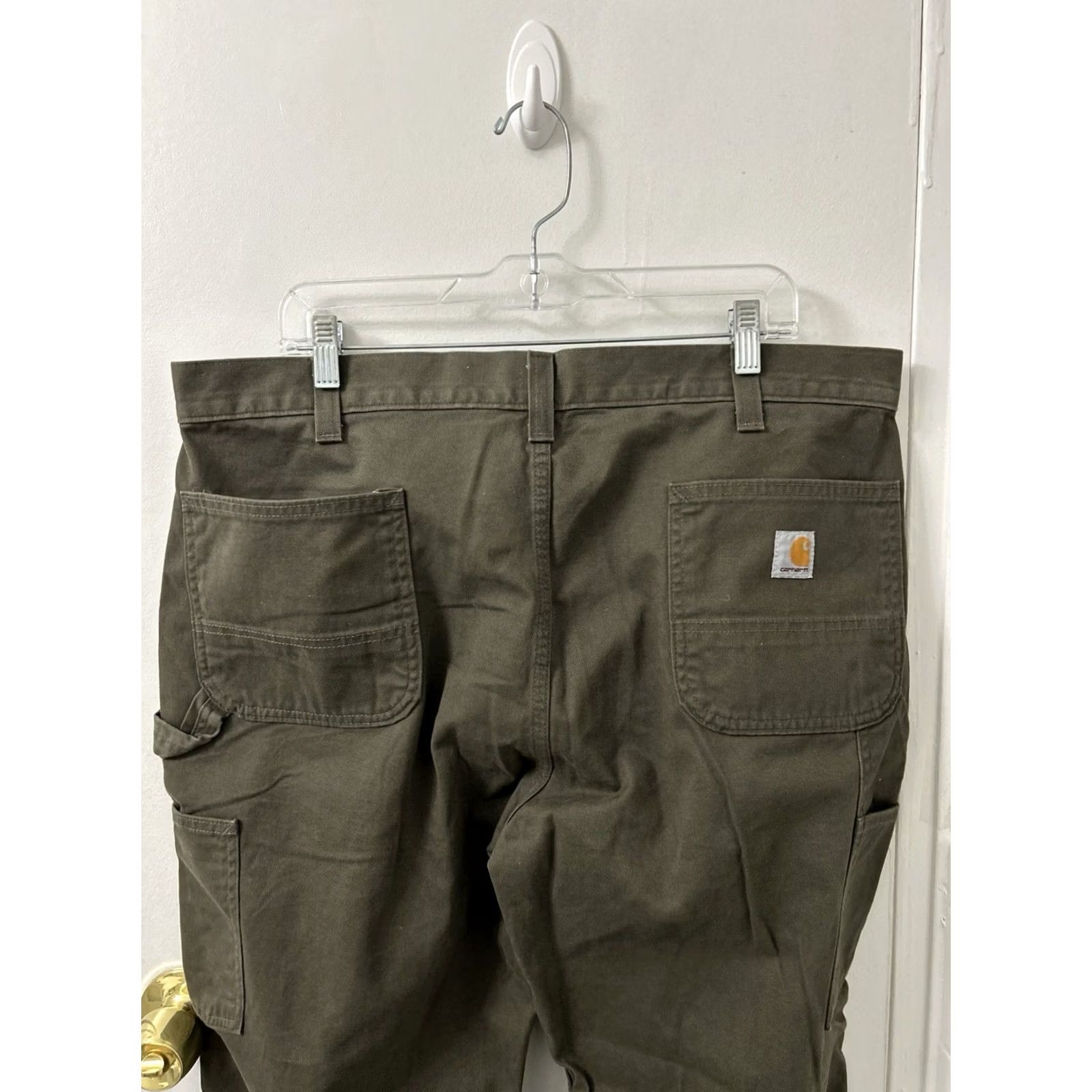 Carhartt Carhartt Twill Utility Work Pants Mens 40x30 Brown Relaxed Fit YKK BN0324M Size US 40 / EU 56 - 7 Thumbnail