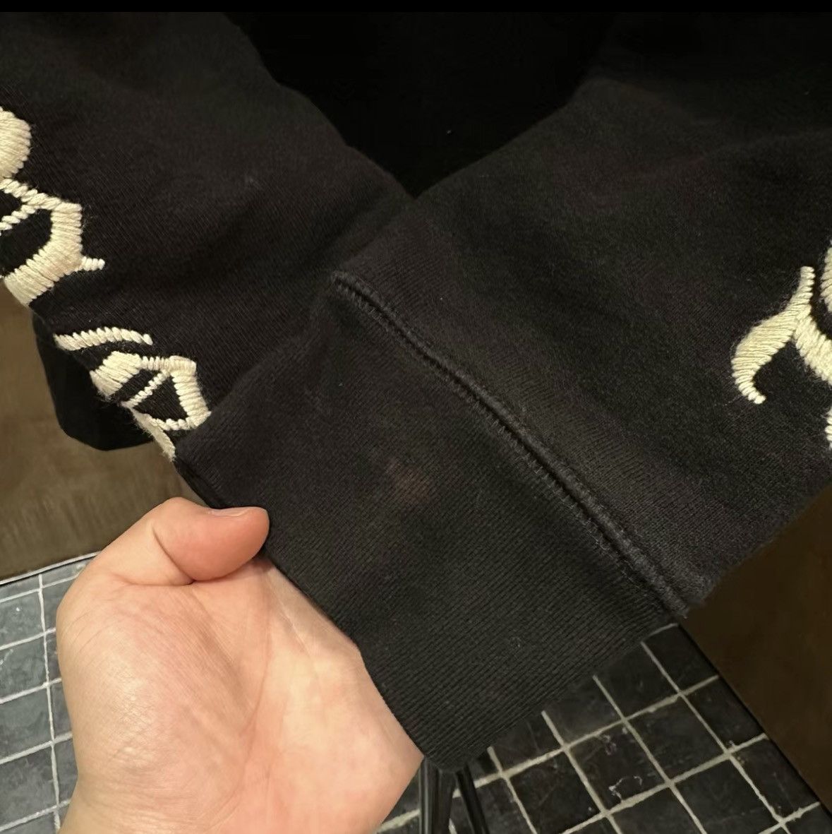 Chrome Hearts CHROME HEARTS Size L Sanskrit embroidered black hoodie xy Size US L / EU 52-54 / 3 - 2 Thumbnail
