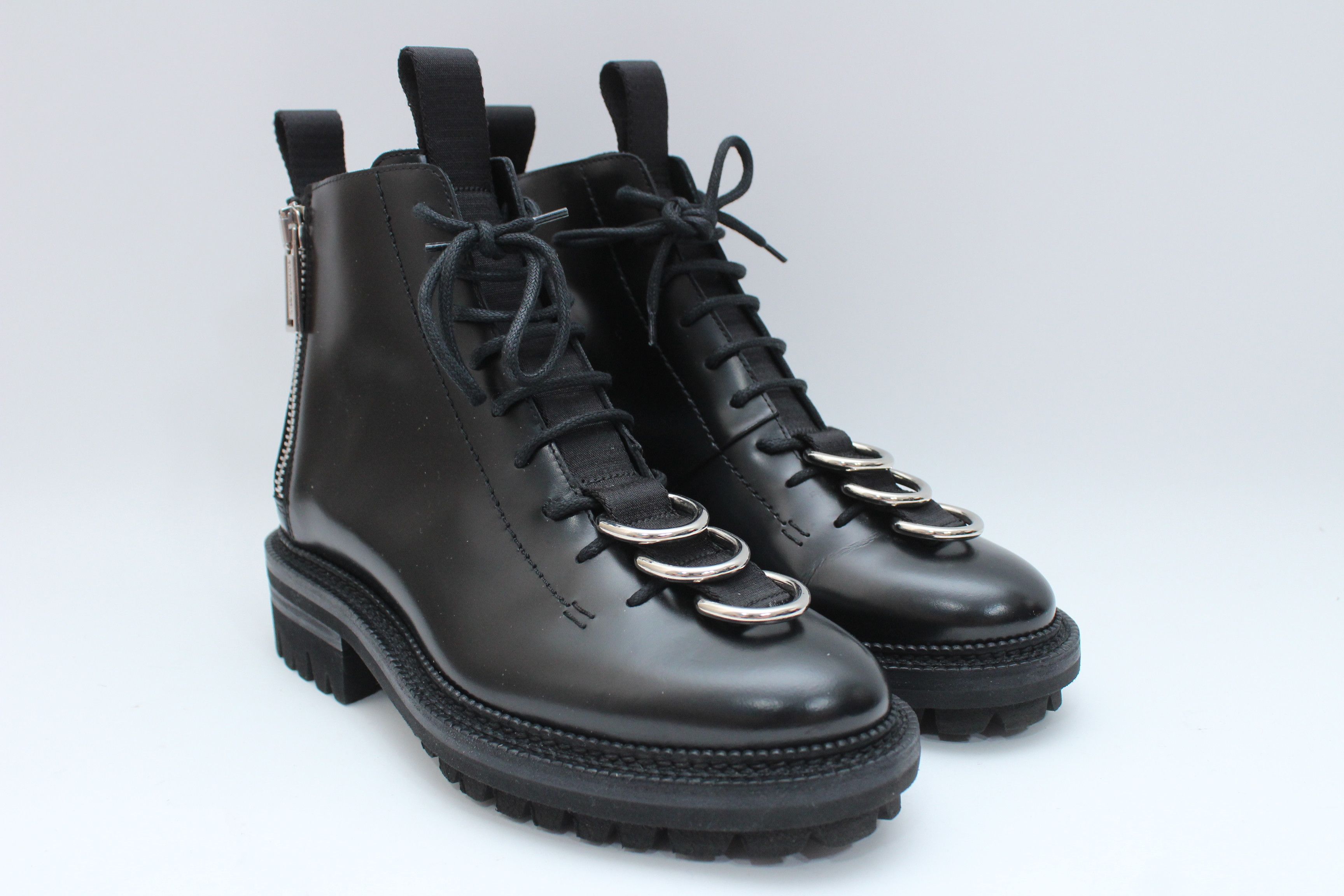 ブラックレザーDsquared2エンジニアブーツサイズ41