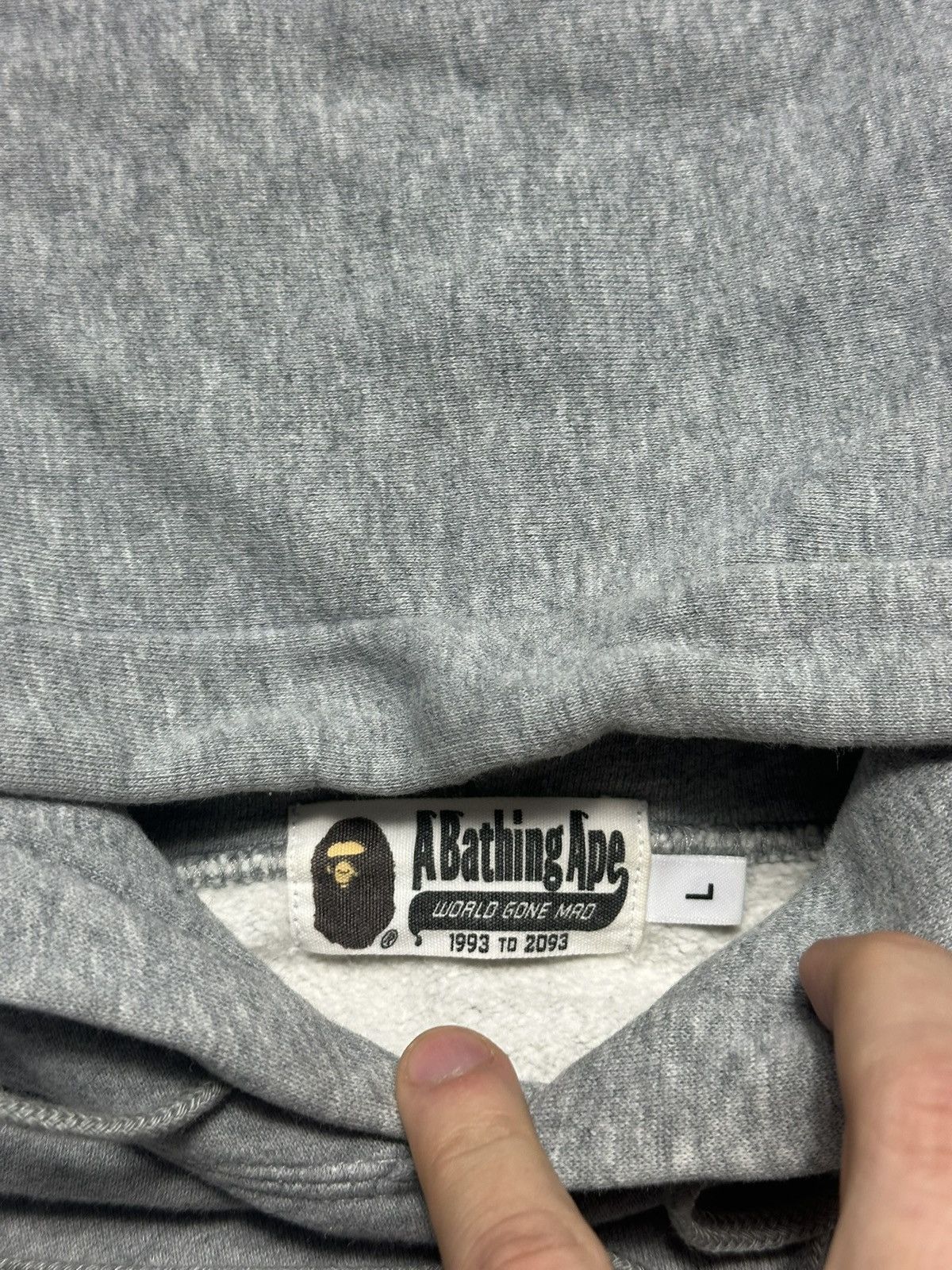 Bape Vinage Bape Logo Hoodie Size US L / EU 52-54 / 3 - 5 Thumbnail
