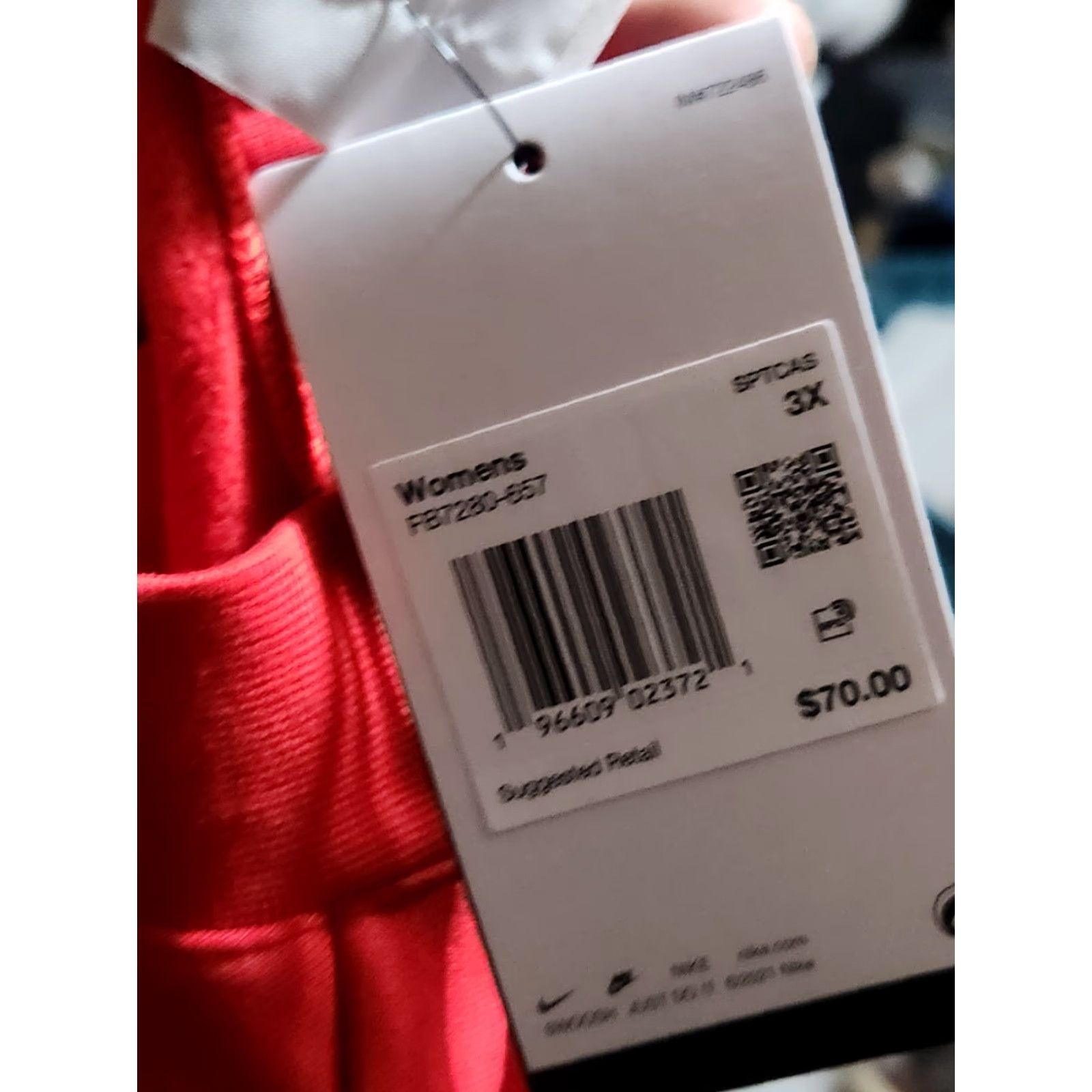 Nike Nike Sweatshirt Womens 3XL Red Sportwear Club Fleece Cropped Full Zip NEW Size XXL / US 16-18 / IT 52-54 - 2 Thumbnail