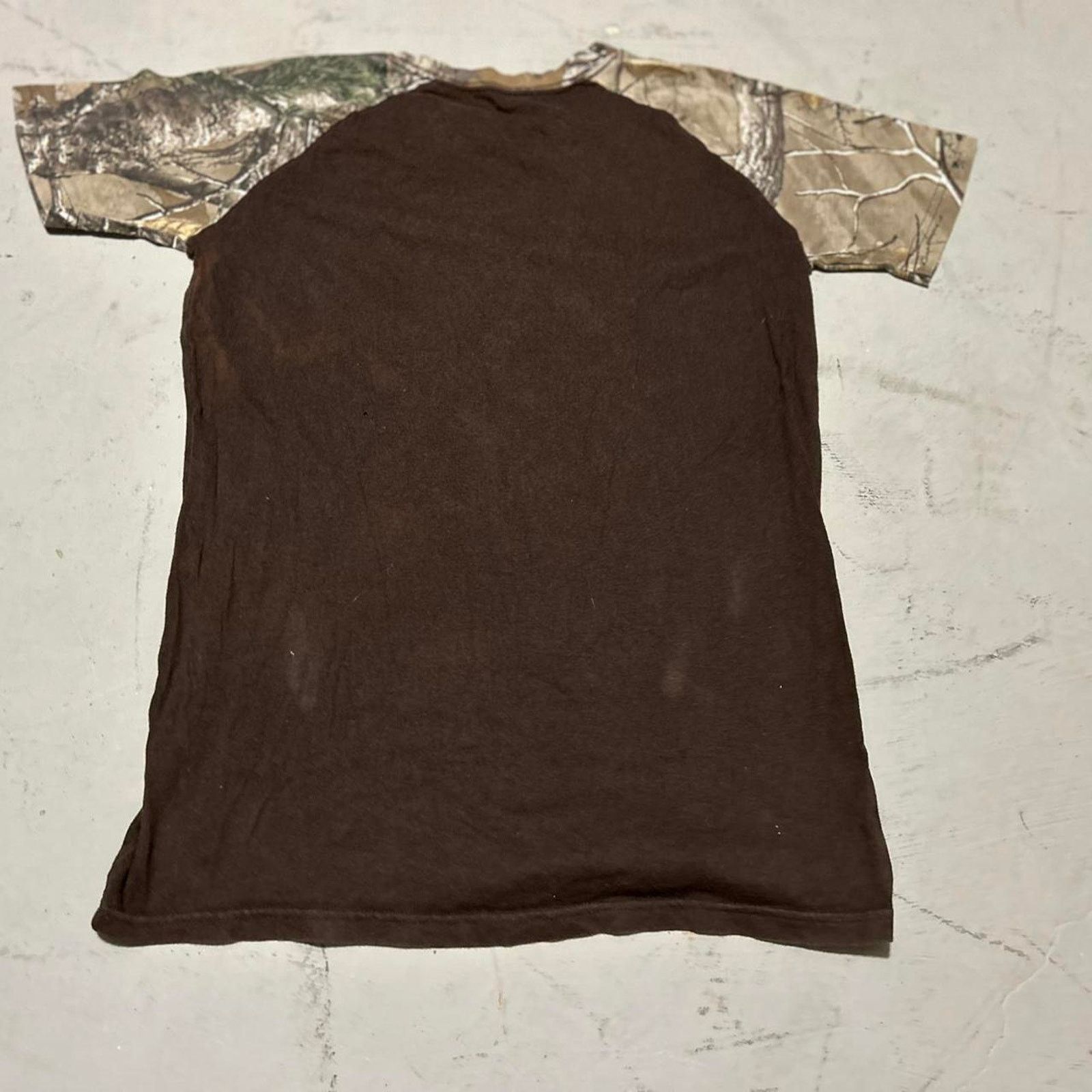 Carhartt Carhartt Brown T-Shirt with Camo Shoulders and Logo Size US S / EU 44-46 / 1 - 5 Thumbnail