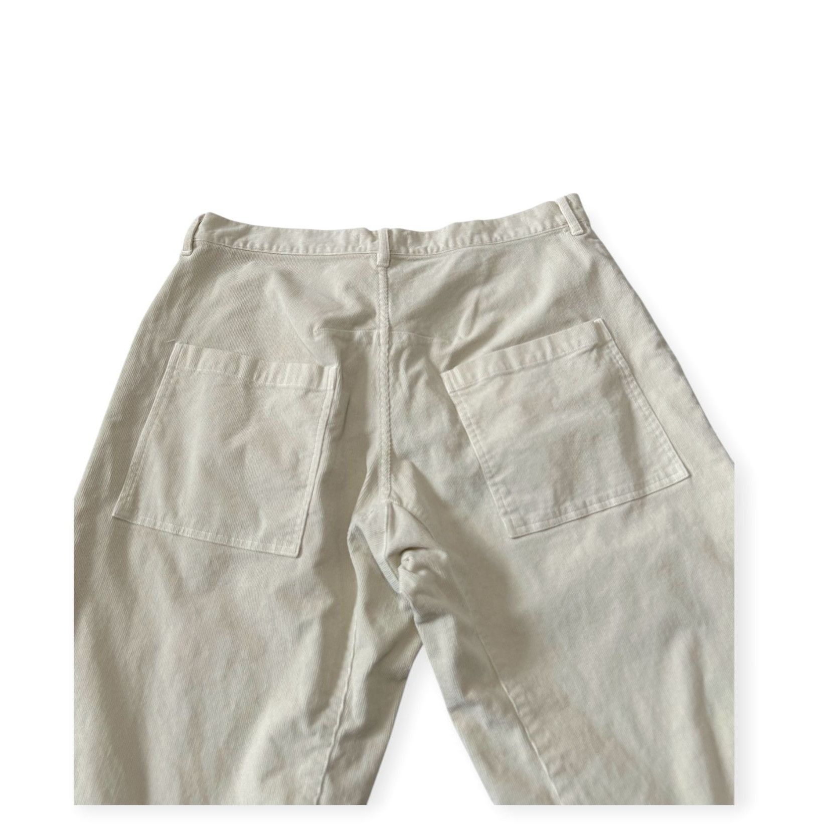 Nili Lotan Nili Lotan Shon Corduroy Pants, Winter White, Size 12, New w Size 34" / US 12 / IT 48 - 9 Thumbnail