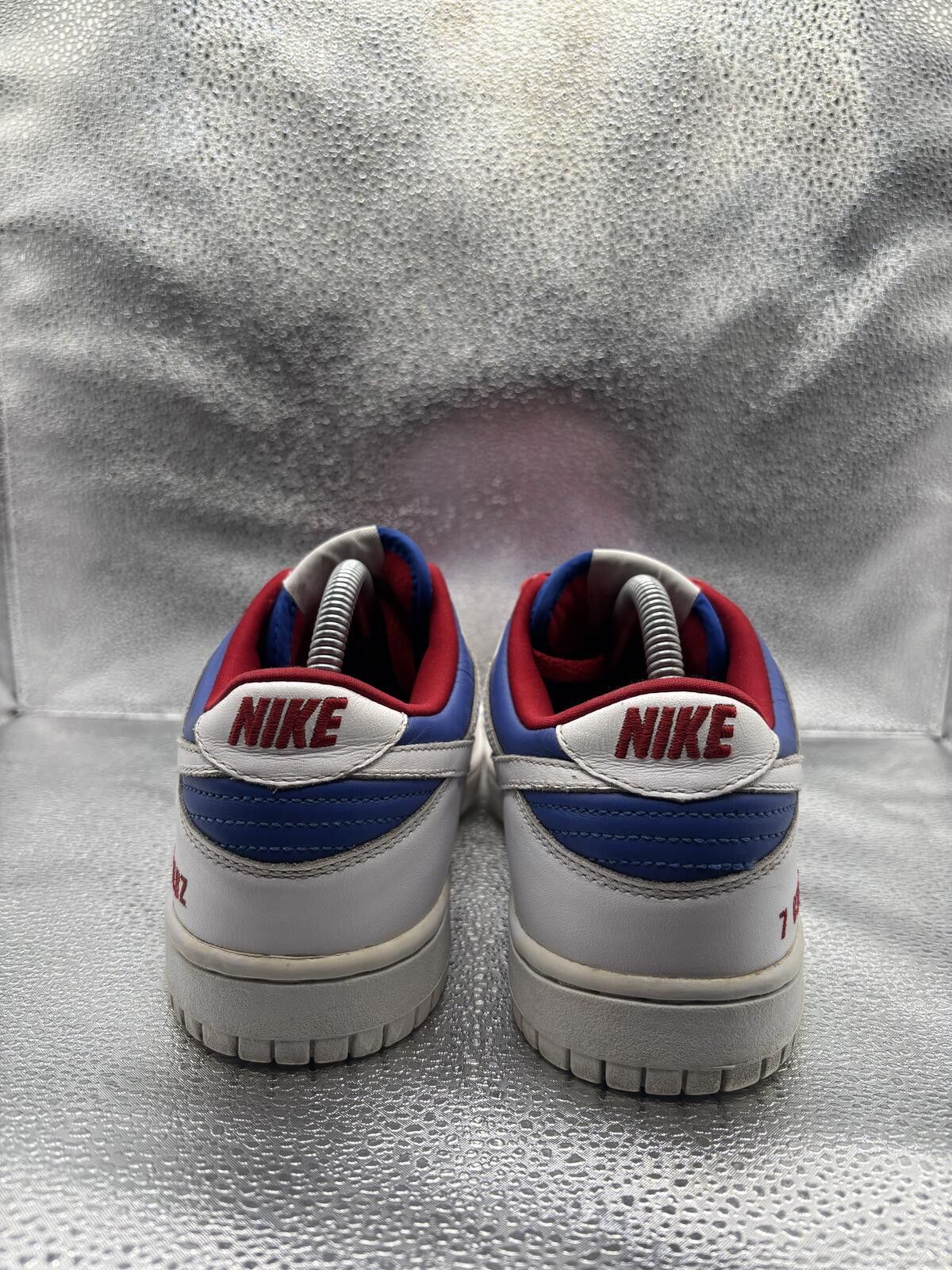 Nike Nike dunk low vintage white red blue Size US 7.5 / EU 40-41 - 4 Thumbnail
