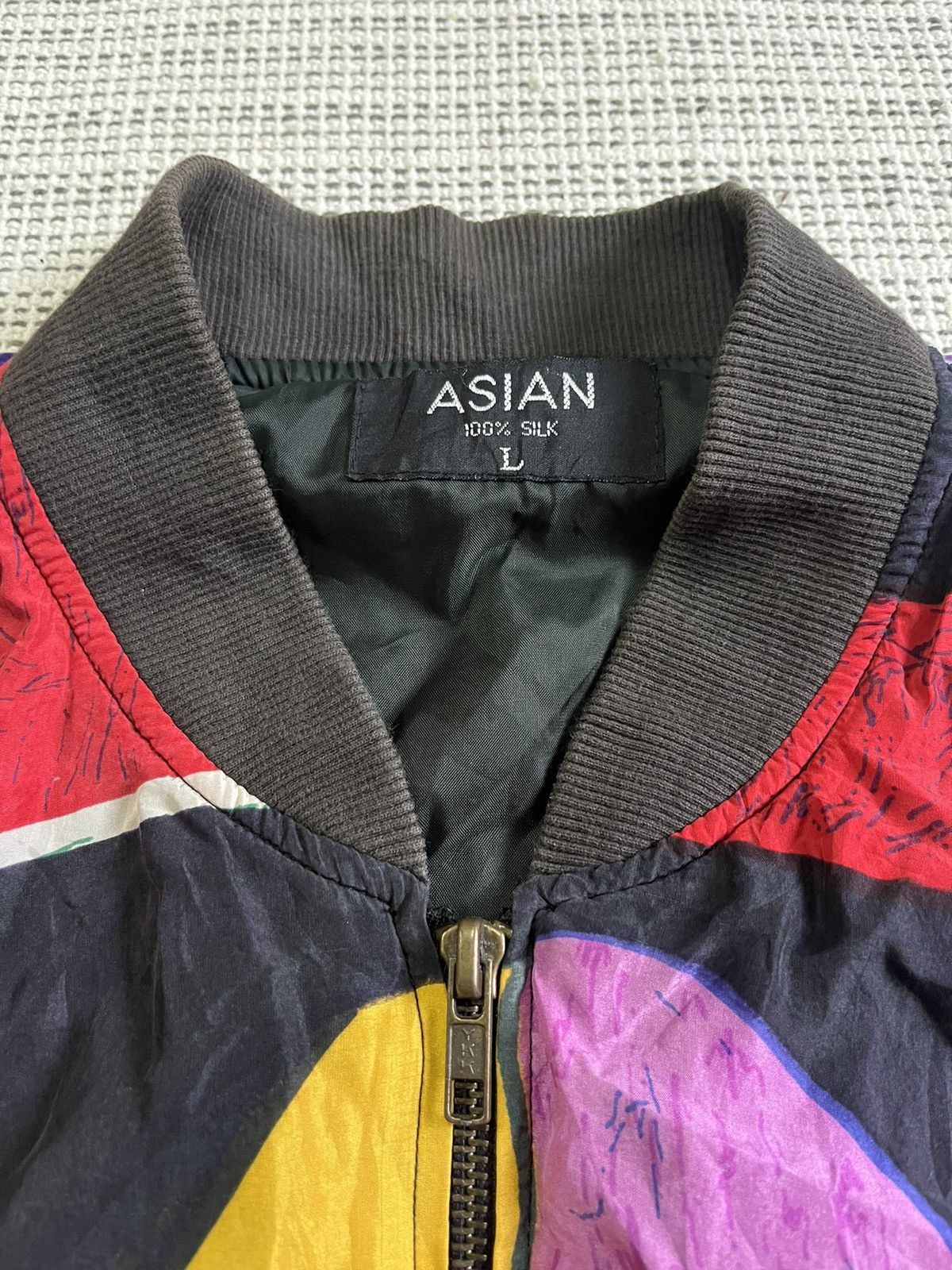 Vintage Vintage Picasso bomber Jacket Size US L / EU 52-54 / 3 - 3 Thumbnail
