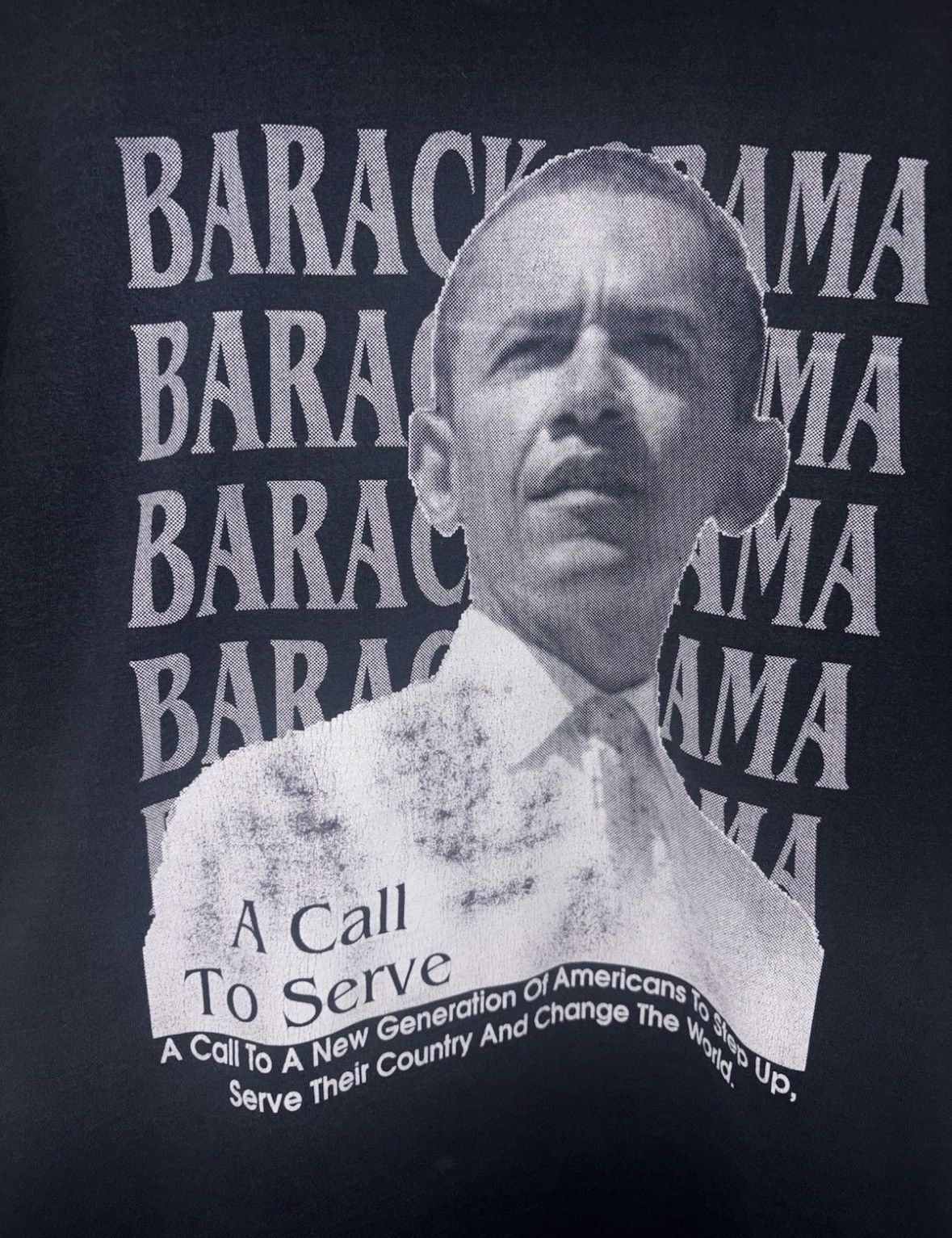 Other Barack obama black faded shirt sz large Size US L / EU 52-54 / 3 - 2 Thumbnail