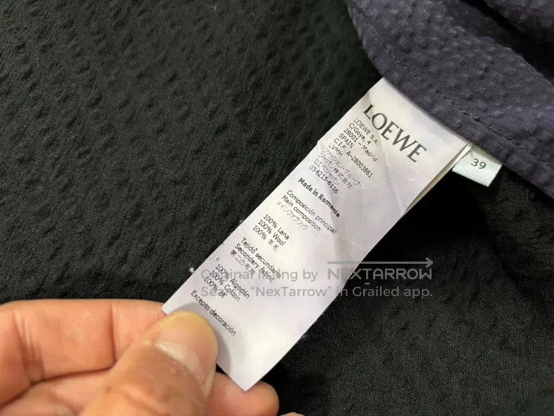 Loewe Loewe size 39 Hooded Patchwork Shirt Size US XS / EU 42 / 0 - 7 Thumbnail