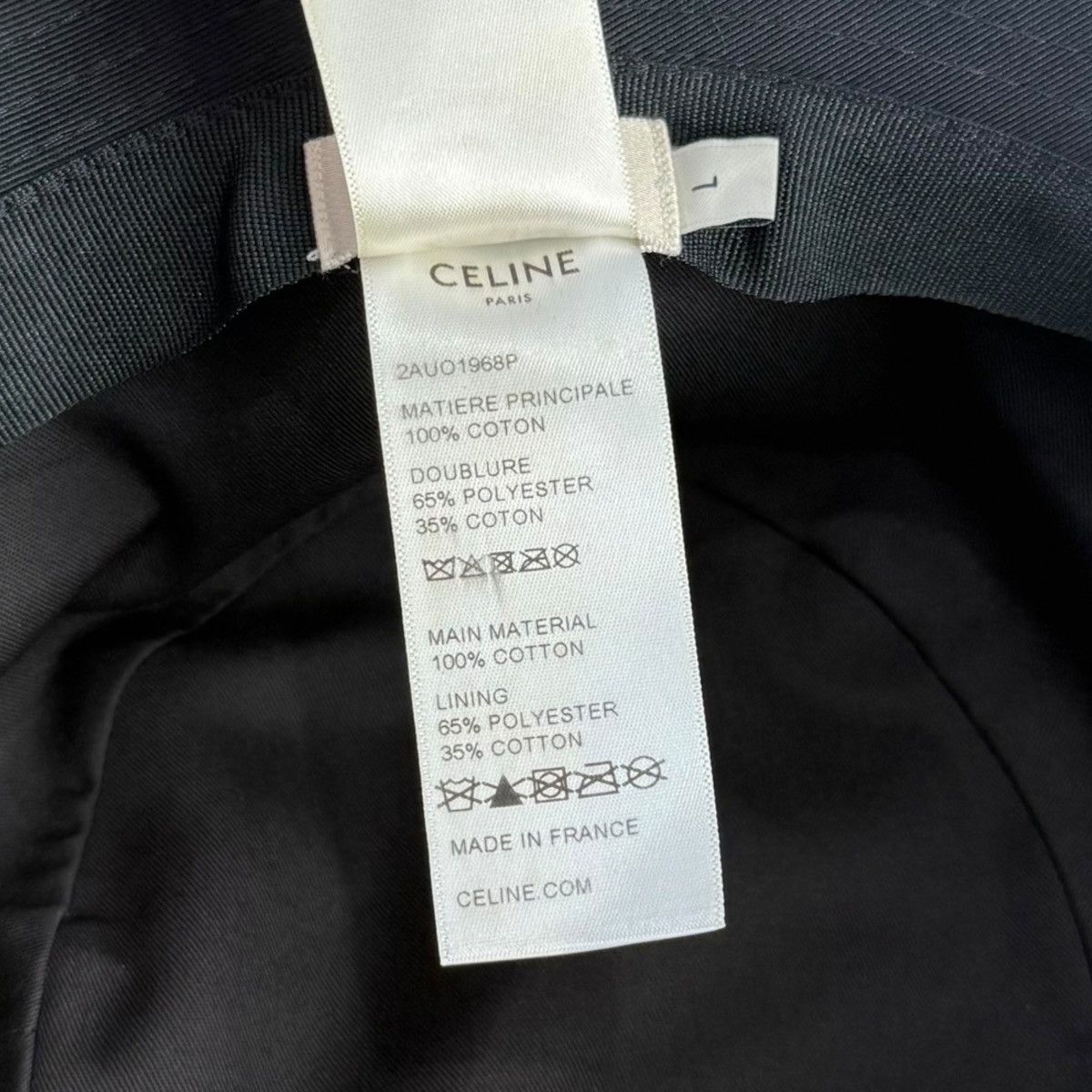 Celine Celine Sequin Logo Bucket Hat Size ONE SIZE - 6 Thumbnail