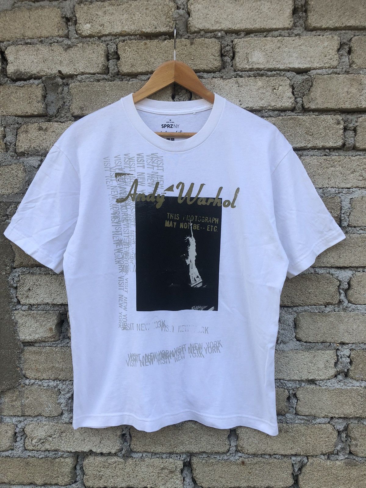 Andy Warhol × Japanese Brand × Uniqlo Uniqlo X SPRZNY X Andy Warhol Art Graphic Tshirts Size US M / EU 48-50 / 2 - 1 Thumbnail