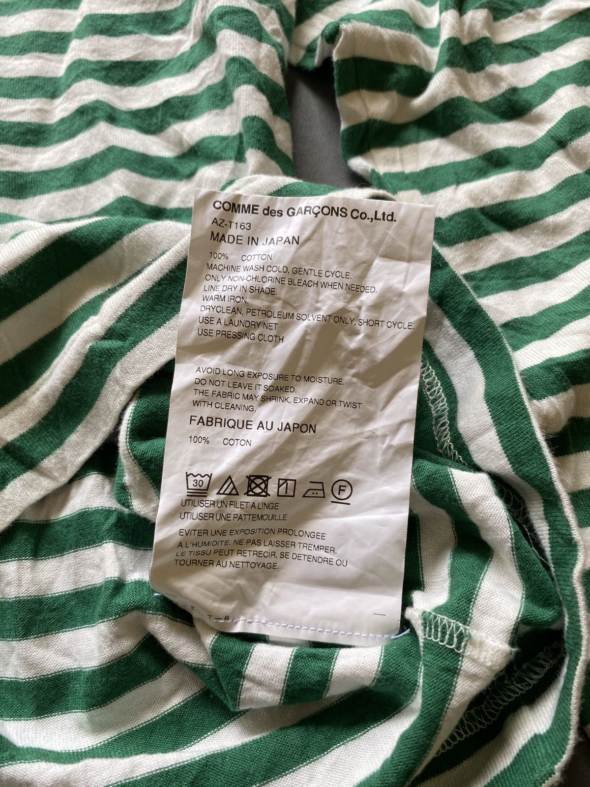 Comme des Garcons PLAY Comme des Garcons PLAY AD 2022/12 Longsleeve Tshirt Size L / US 10 / IT 46 - 6 Thumbnail