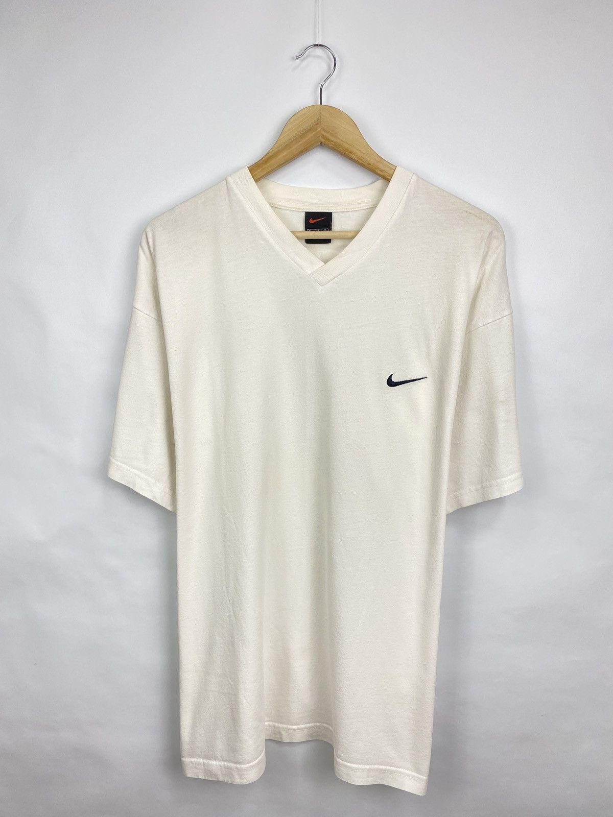 Nike Vintage 90s Nike Swoosh Retro T-Shirt Hype Size US XL / EU 56 / 4 - 3 Thumbnail