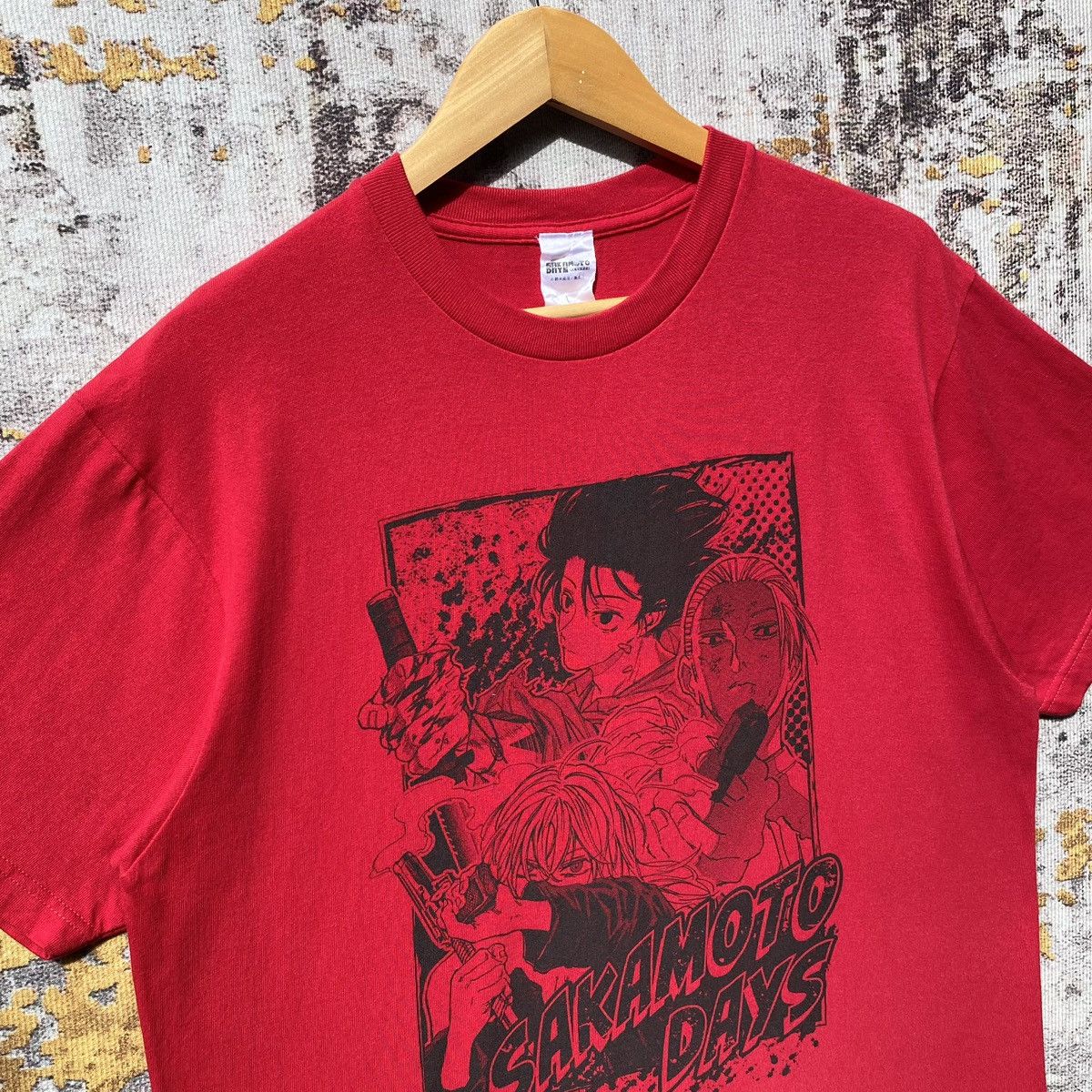 Anime × Japanese Brand Sakamoto Days Anime Summer Jump Collection 2024 Limited Tees Size US L / EU 52-54 / 3 - 4 Thumbnail