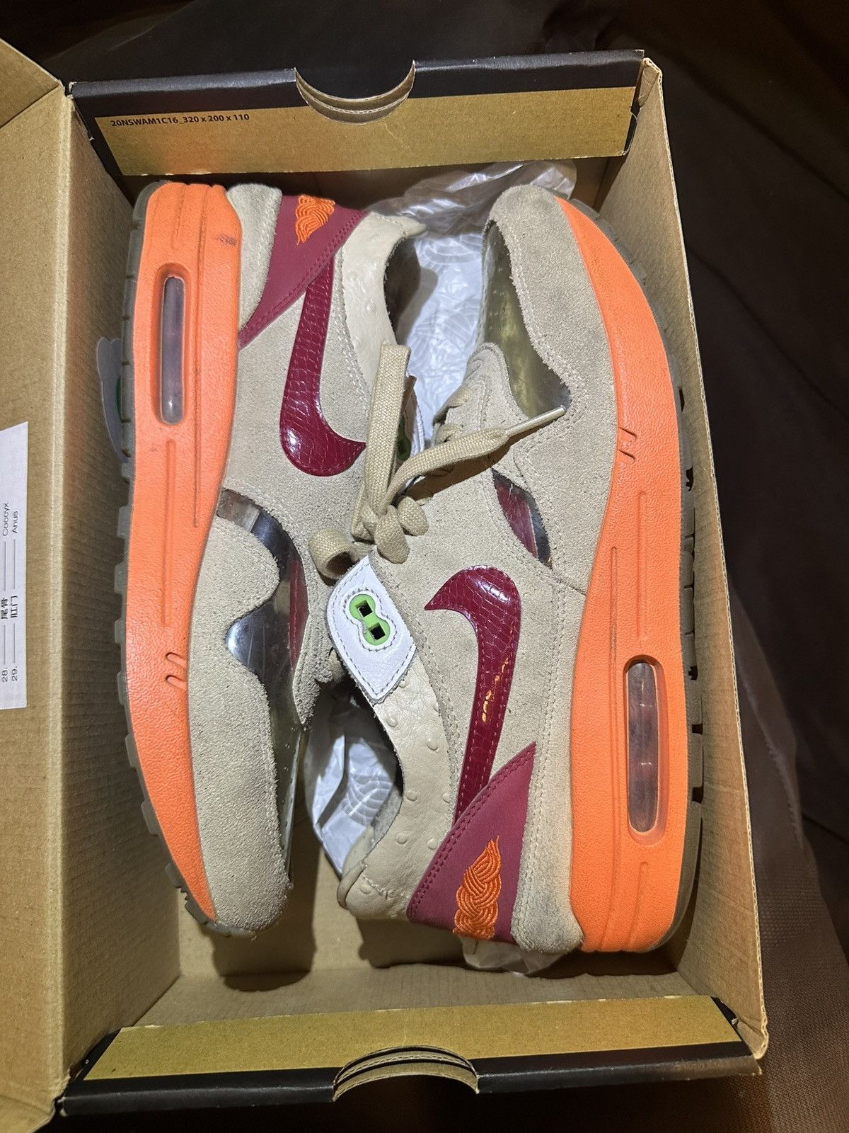 CLOT × Nike Air Max 1 / CLOT Size US 9.5 / EU 42-43 - 9 Thumbnail