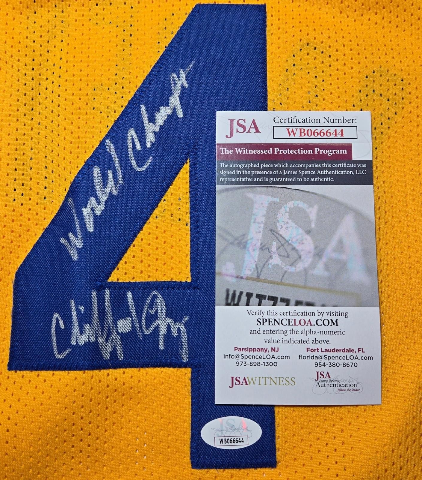 Other Clifford Ray Warriors Autographed Basketball Jersey JSA coa Size ONE SIZE - 3 Thumbnail