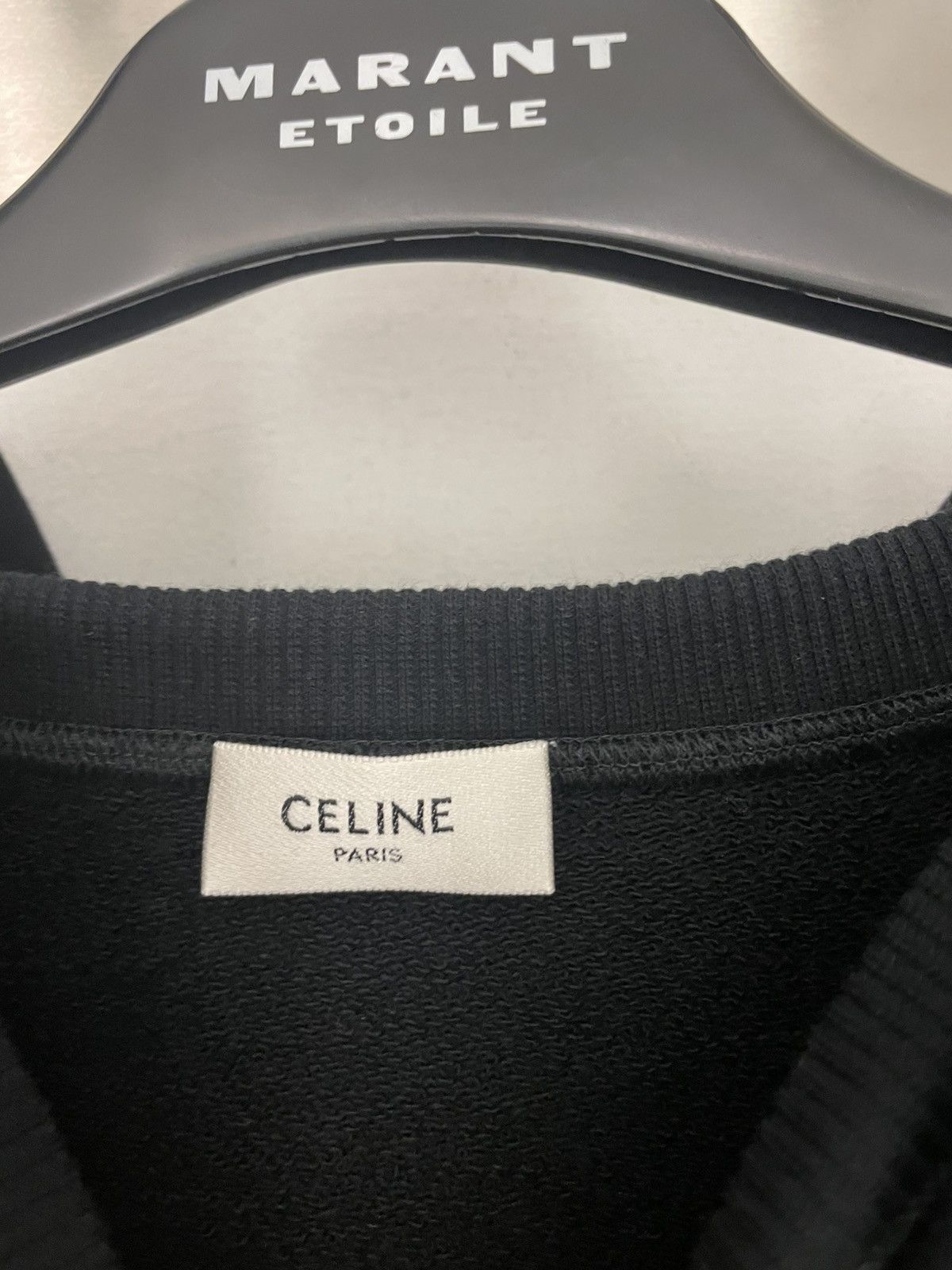 Celine Oversized hoodie in cotton fleece Size US S / EU 44-46 / 1 - 3 Thumbnail