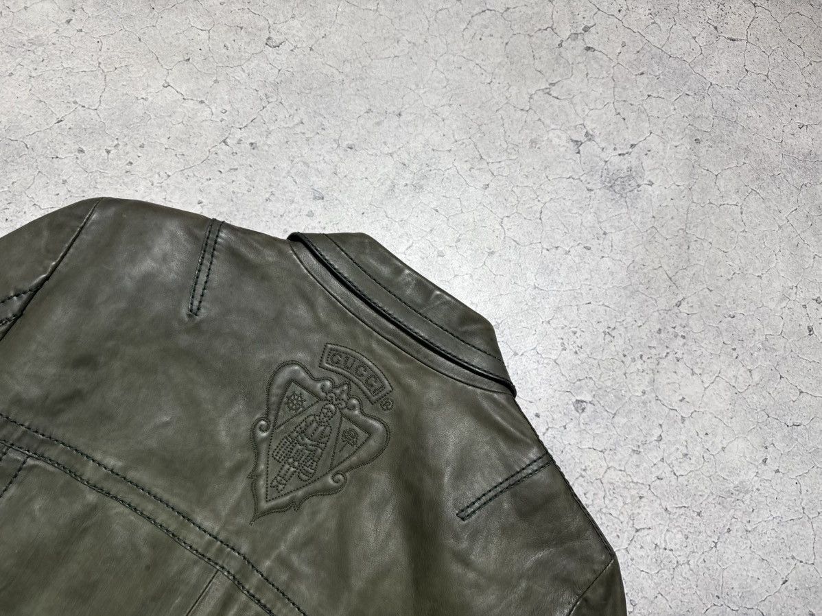 Gucci Gucci Leather Jacket Coat Women’s Luxury Very Rare Vintage Size S / US 4 / IT 40 - 18 Thumbnail