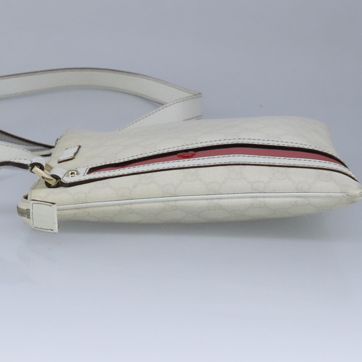 Gucci GUCCI GG Supreme Sherry Line Shoulder Bag Pvc Pink White Red Size ONE SIZE - 3 Thumbnail