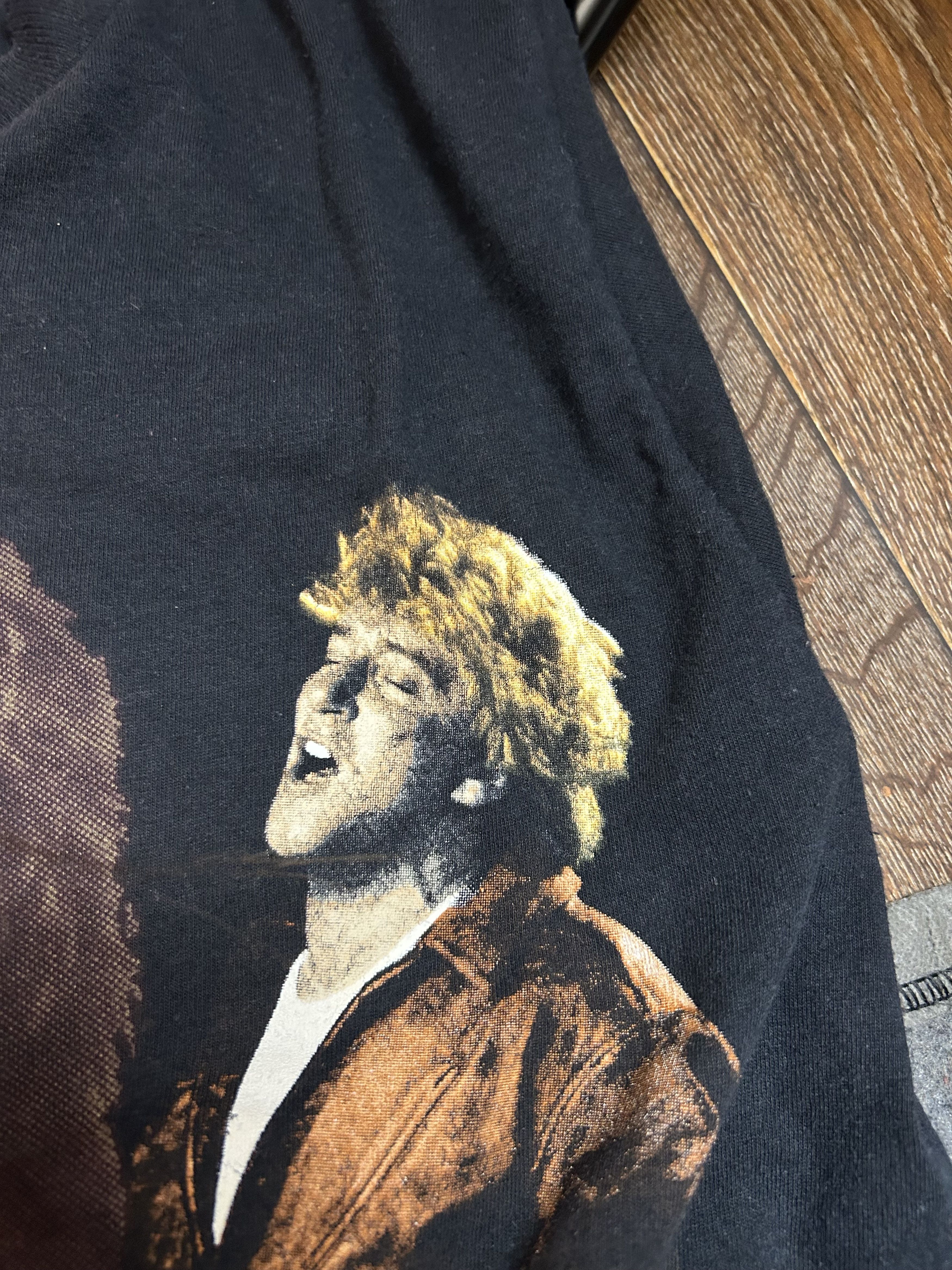 Band Tees Vintage 90s Rod Stewart Vagabond Heart Tour T-shirt Size US L / EU 52-54 / 3 - 13 Thumbnail