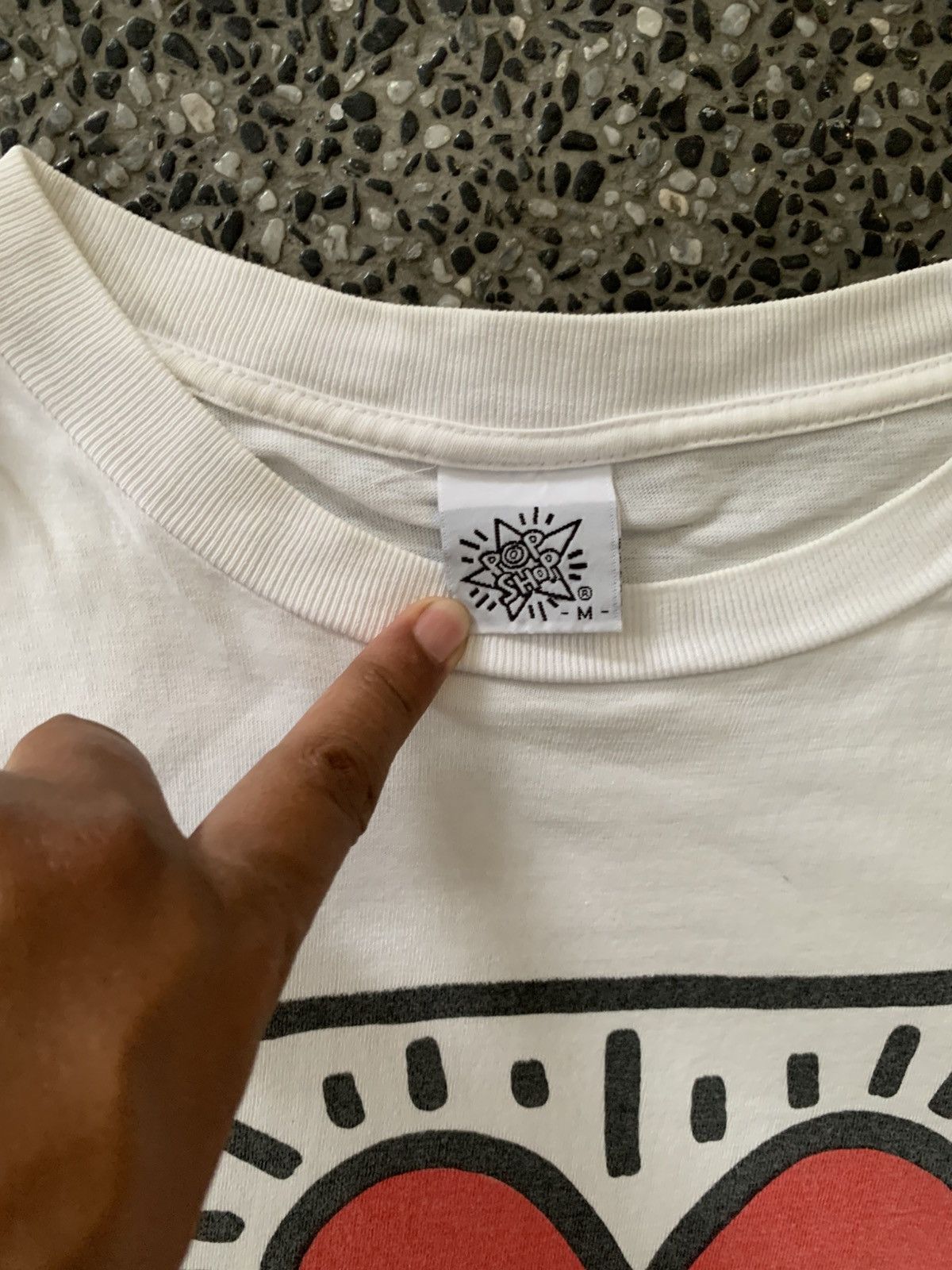 Keith Haring Vintage 90s Keith Haring Pop Shop Artwork T shirt Size US M / EU 48-50 / 2 - 7 Thumbnail