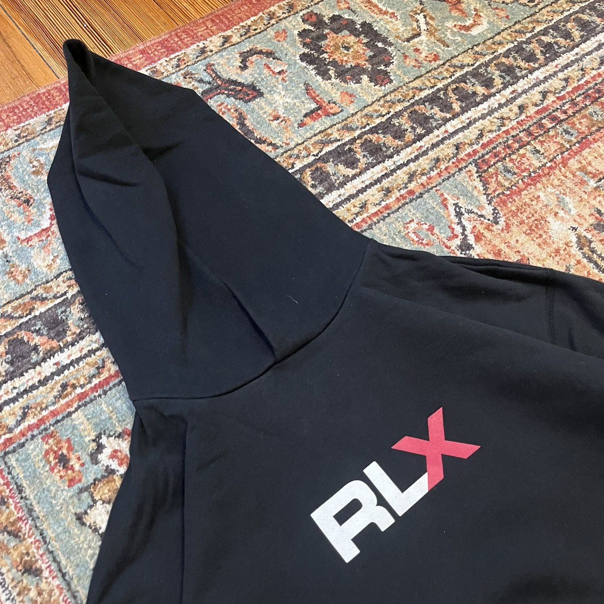 Polo Ralph Lauren × RLX Ralph Lauren × Vintage Vintage RLX Polo Sport Center Logo XL Hoodie Sweatshirt Size US XL / EU 56 / 4 - 3 Thumbnail