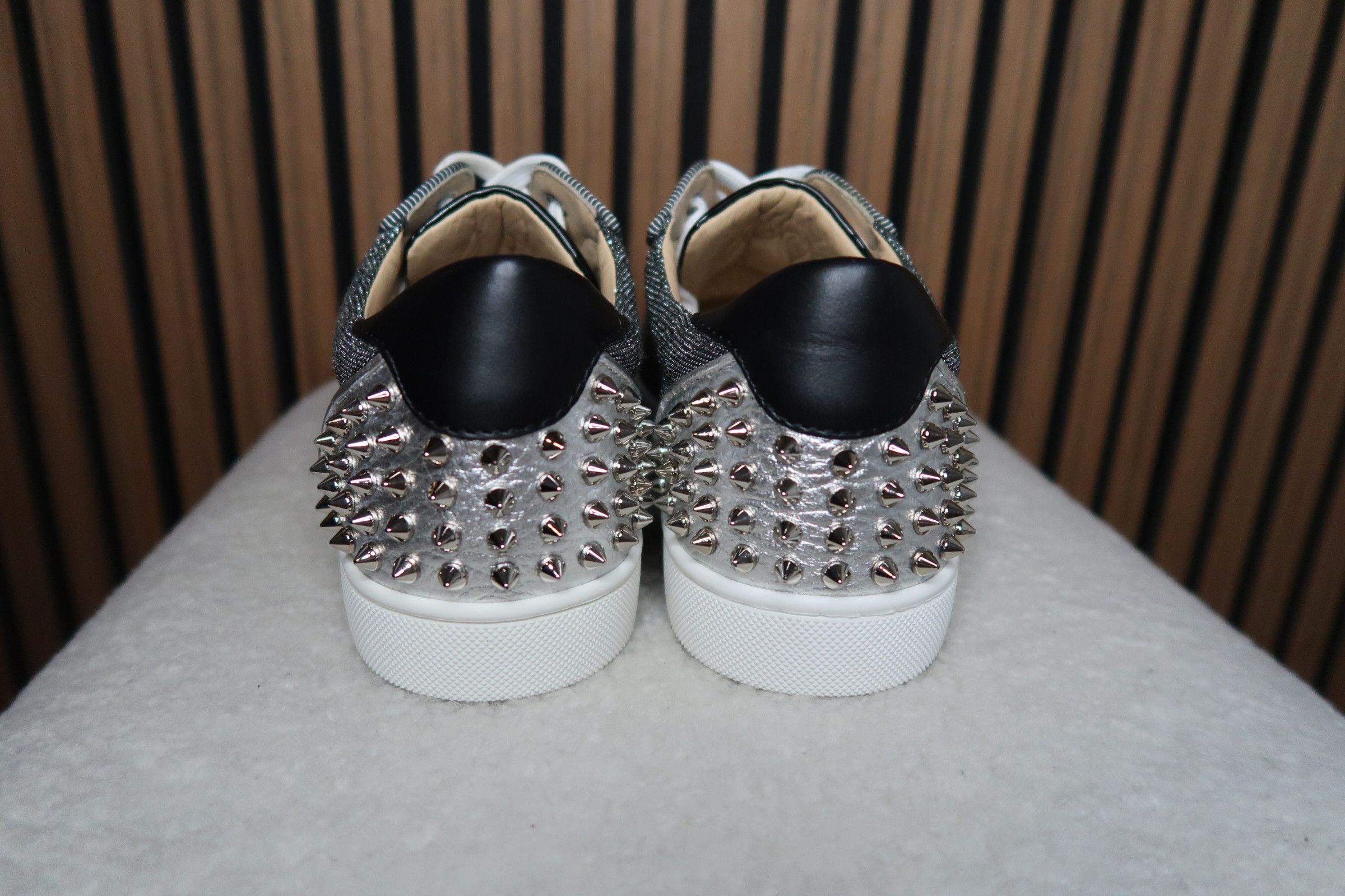 Christian Louboutin Christian Louboutin Seavaste 2 Orlato Flat Silver Black Size US 8.5 / EU 41-42 - 3 Thumbnail