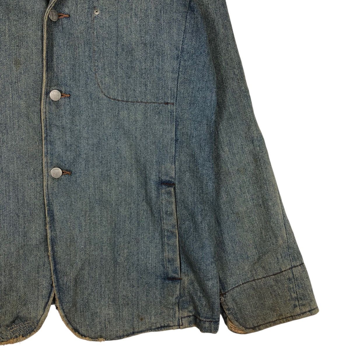 Japanese Brand 🔥Vtg Denim Worker Union Made Big Bill Biker Detroit Pocket Size US M / EU 48-50 / 2 - 5 Thumbnail