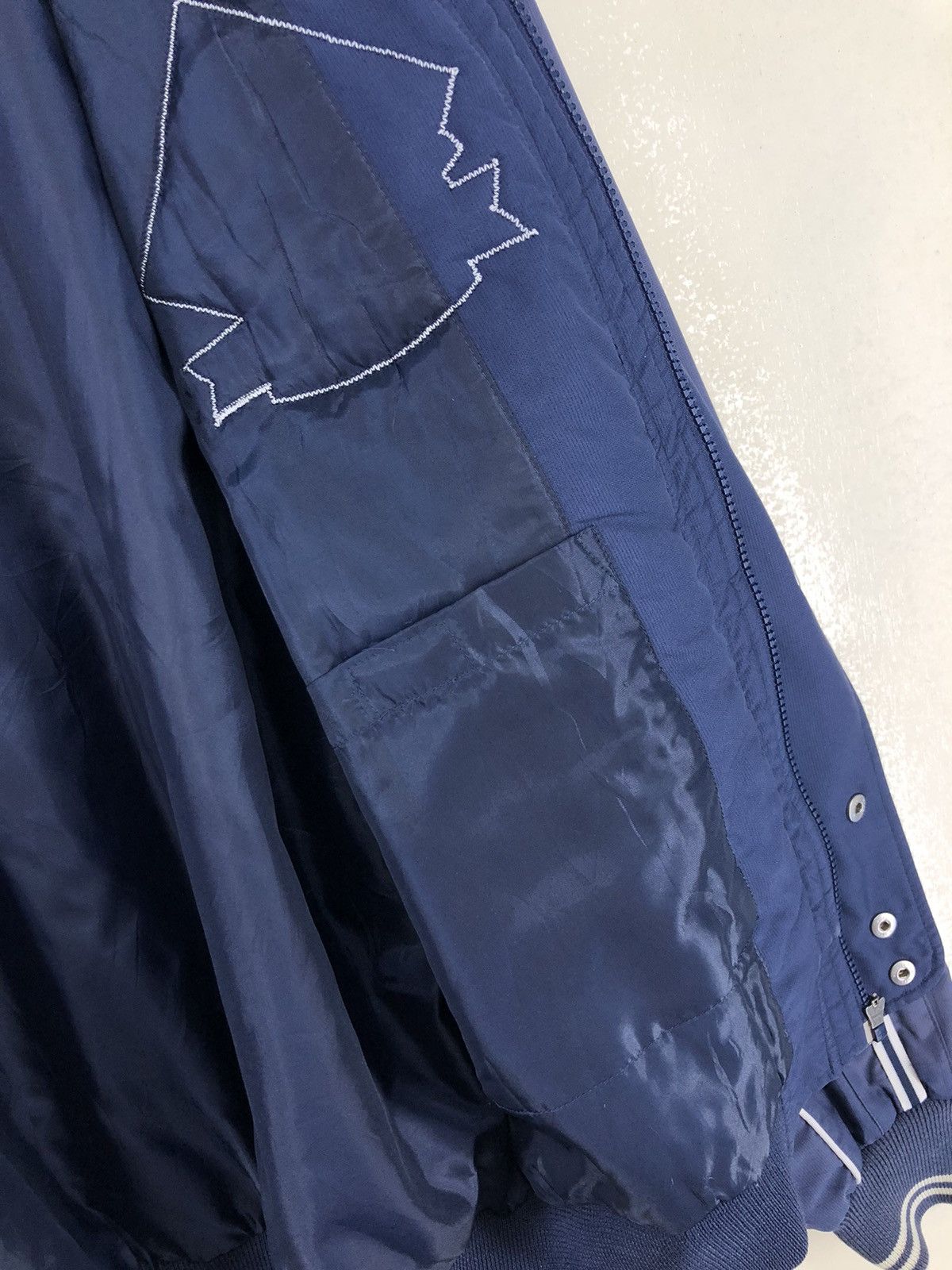 Mizuno Vintage Mizuno Mets Players Baseball Club Bomber Jacket Size US L / EU 52-54 / 3 - 14 Thumbnail