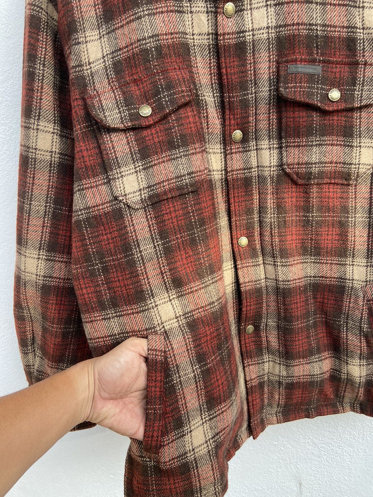 Flannel Vintage Crocodile jacket flannel Size US L / EU 52-54 / 3 - 7 Thumbnail