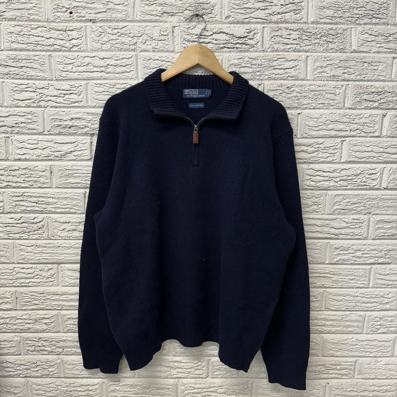 Polo Ralph Lauren Polo Ralph Lauren 100% Lambs Wool 1/4 Pullover Jacket XL Size US XL / EU 56 / 4 - 2 Thumbnail