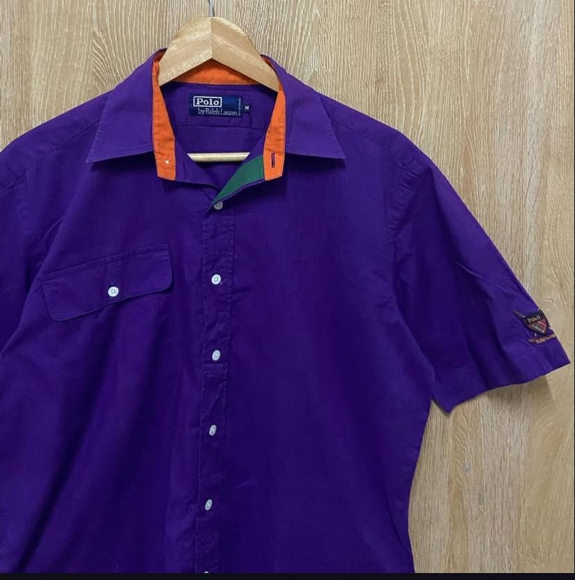 Polo Ralph Lauren × Vintage Vtg Polo Ralph Lauren Rare Design Size US L / EU 52-54 / 3 - 1 Thumbnail