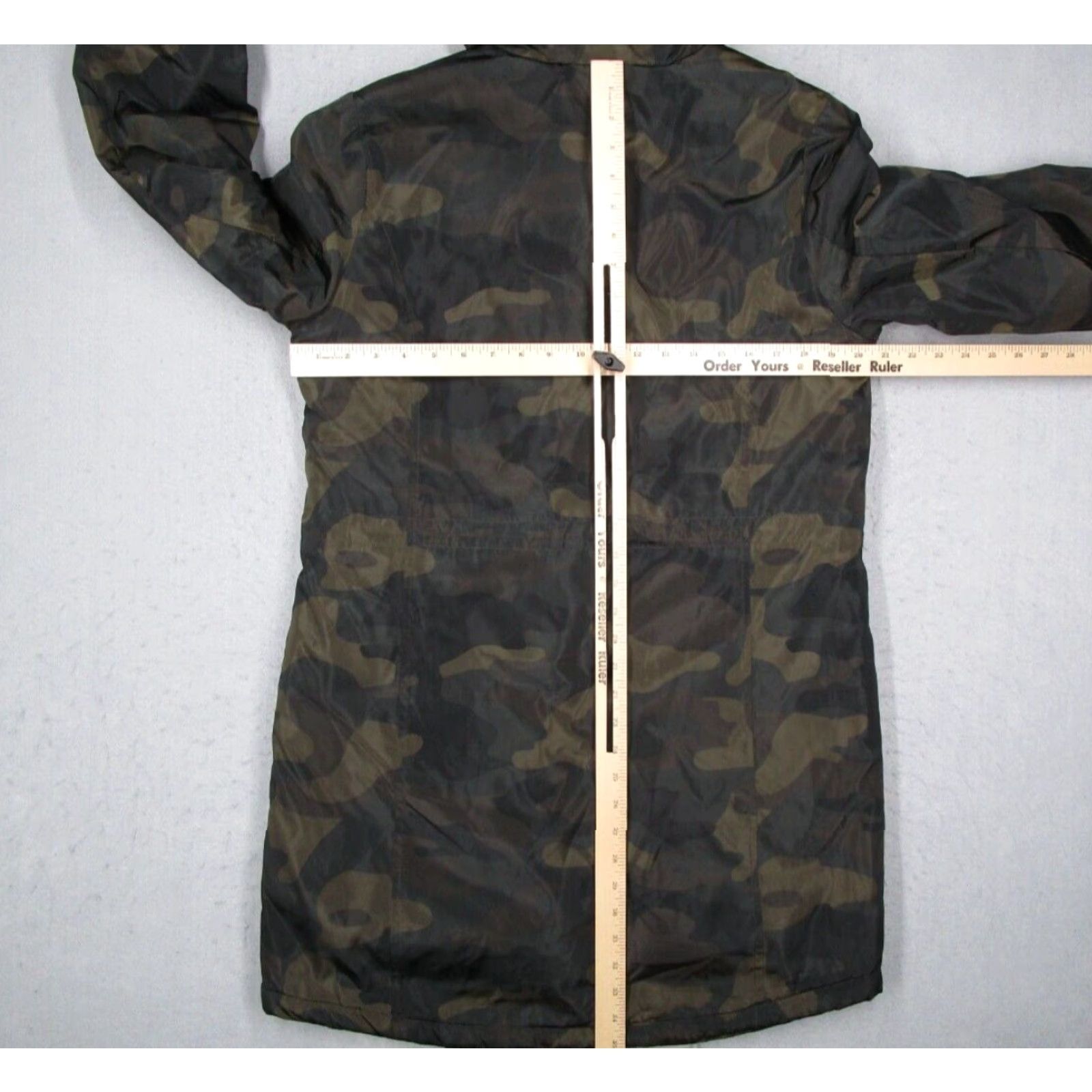 Lucky Brand Lucky Brand Jacket Womens Medium Green Camo Sherpa Lined Premium Performance Parka Hooded All Seasons Pockets Zip Size M / US 6-8 / IT 42-44 - 7 Thumbnail