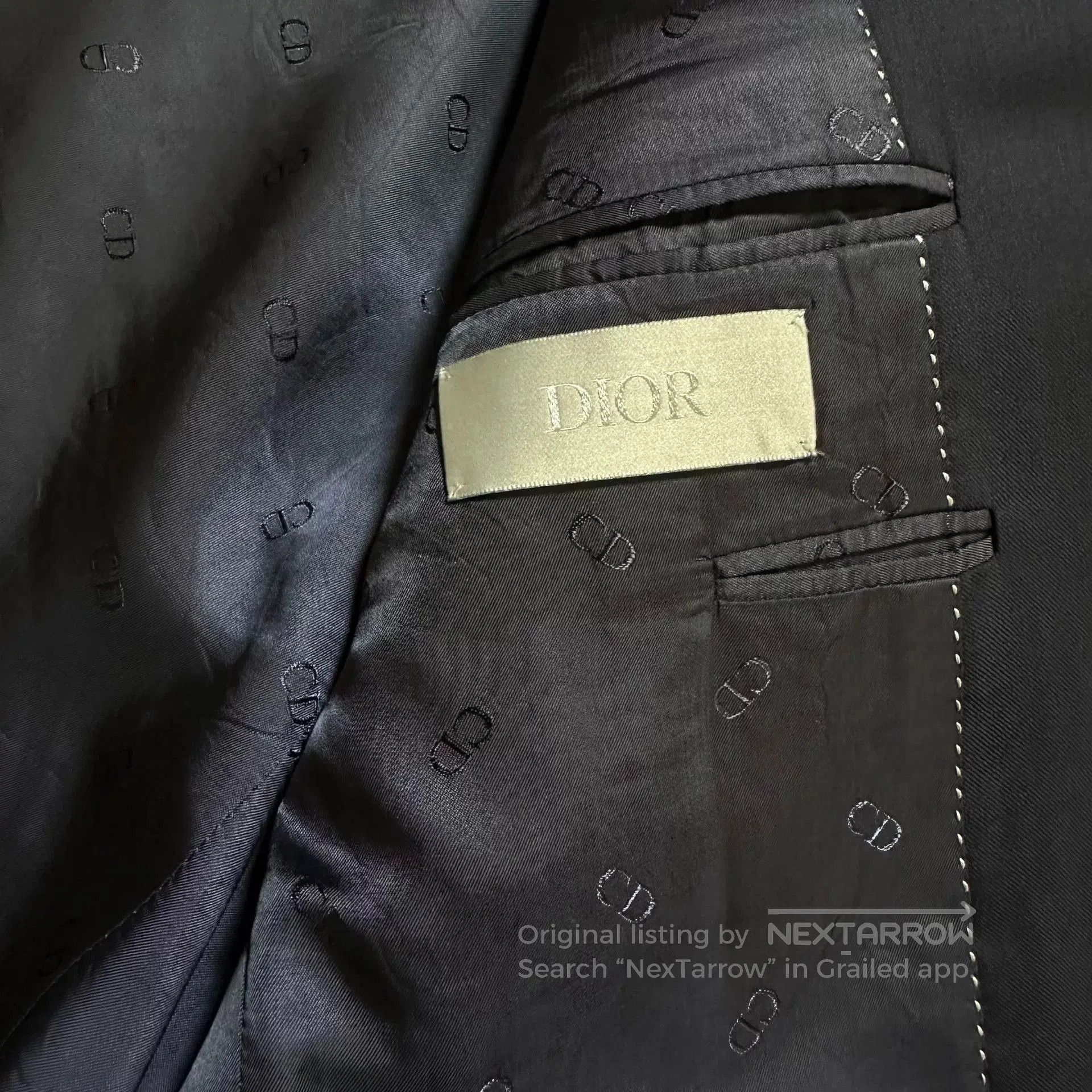 Dior Dior Navy Cashmere Suit Set. Size US L / EU 52-54 / 3 - 5 Thumbnail
