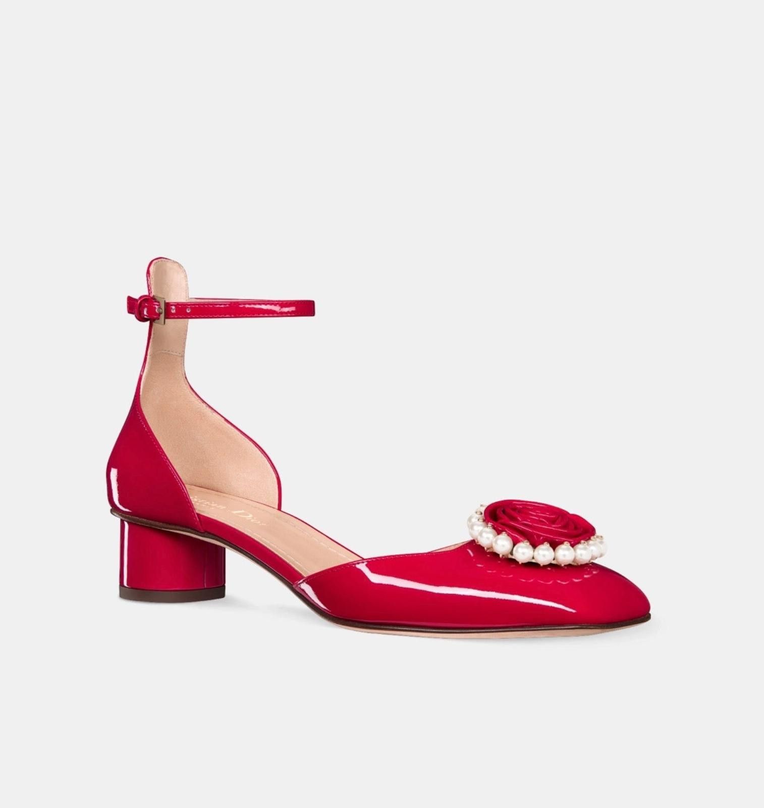 Dior Dior Rose Pearl Pump Size US 5 / IT 35 - 2 Thumbnail
