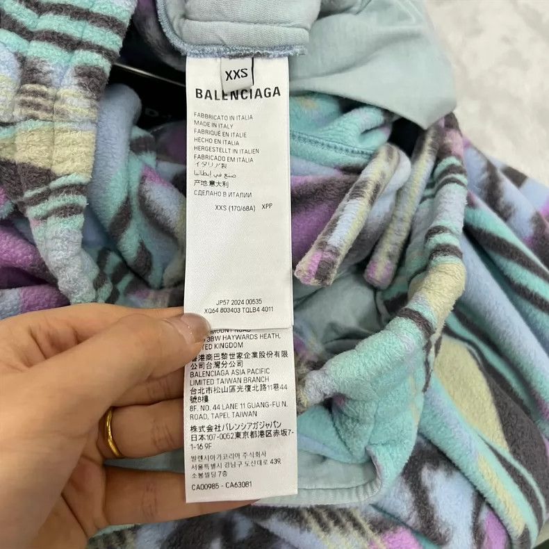 Balenciaga Balenciaga size XXS Geometric Full Print Elastic Waist Lon Size US 27 - 4 Thumbnail