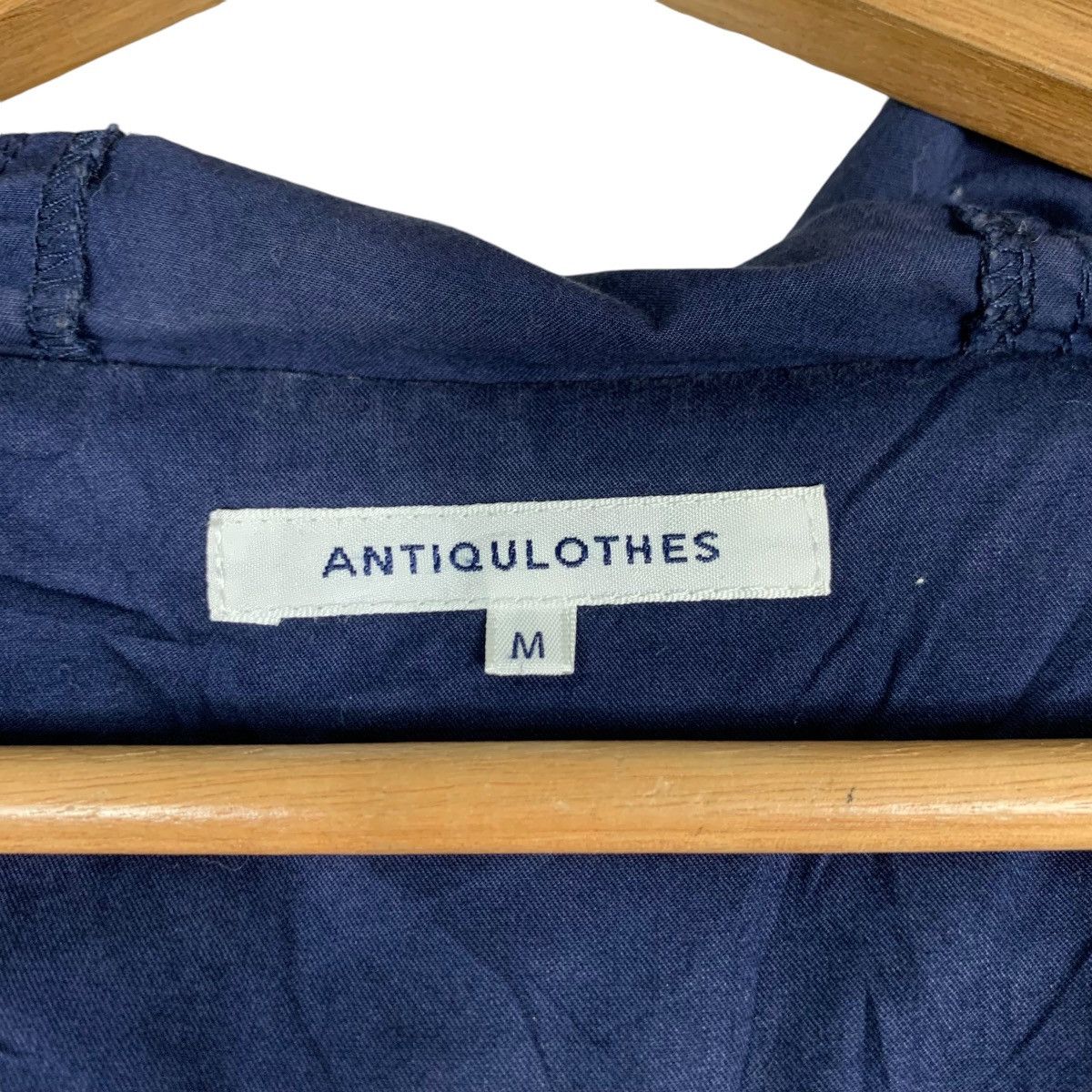 Japanese Brand ANTIQULOTHES Double Breasted Hooded Crop Coat #1324-C60 Size M / US 6-8 / IT 42-44 - 16 Thumbnail