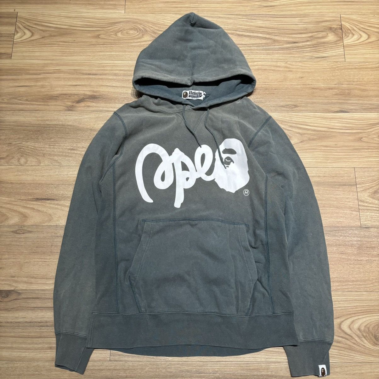 Bape Bape “Cursive Ape” Hoodie Size US M / EU 48-50 / 2 - 1 Thumbnail