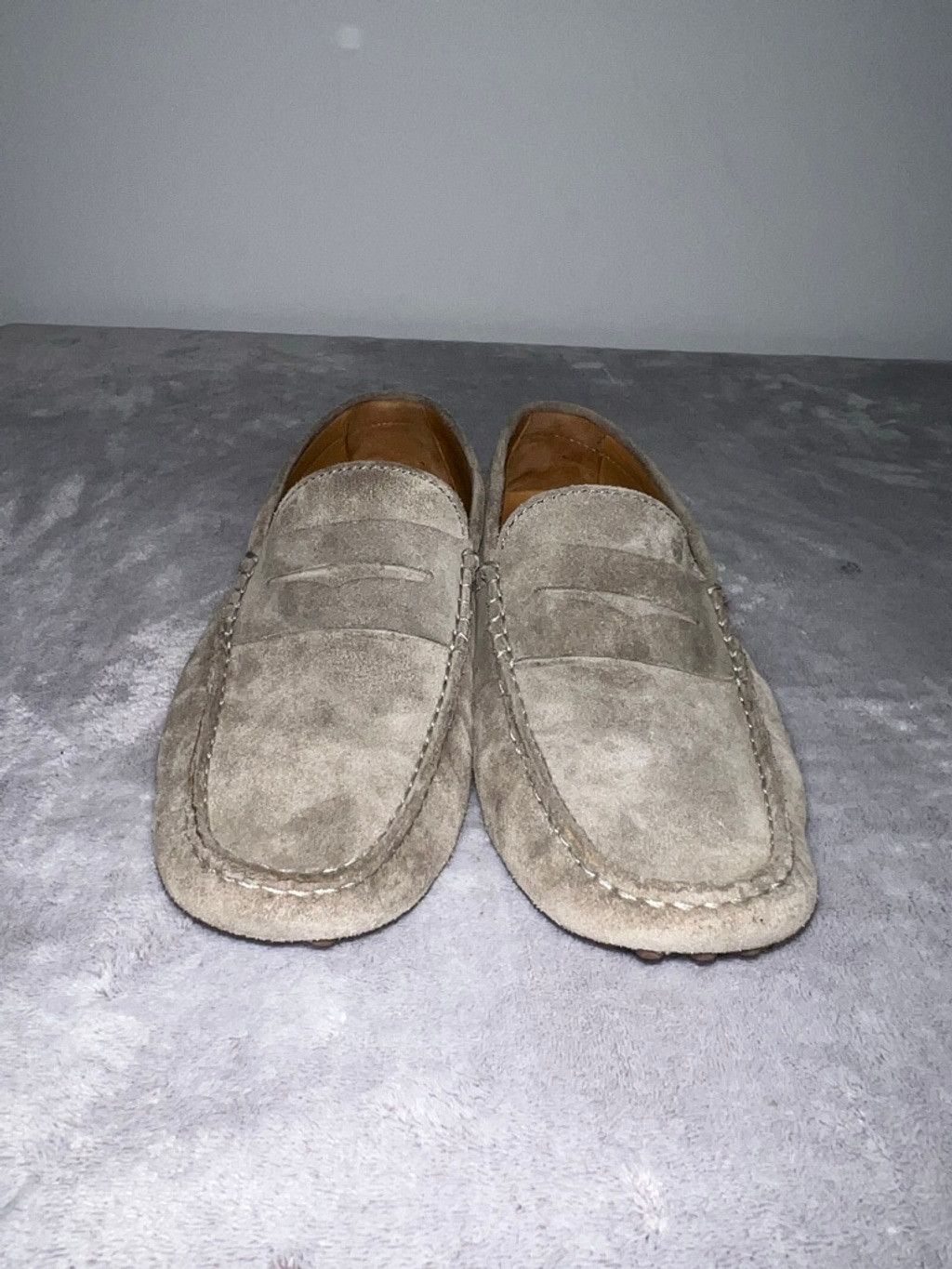 Bobbies Men's Bobbies PARIS Ash Green Suede Loafers & Slip-Ons EU 42 Size US 9 / EU 42 - 2 Thumbnail