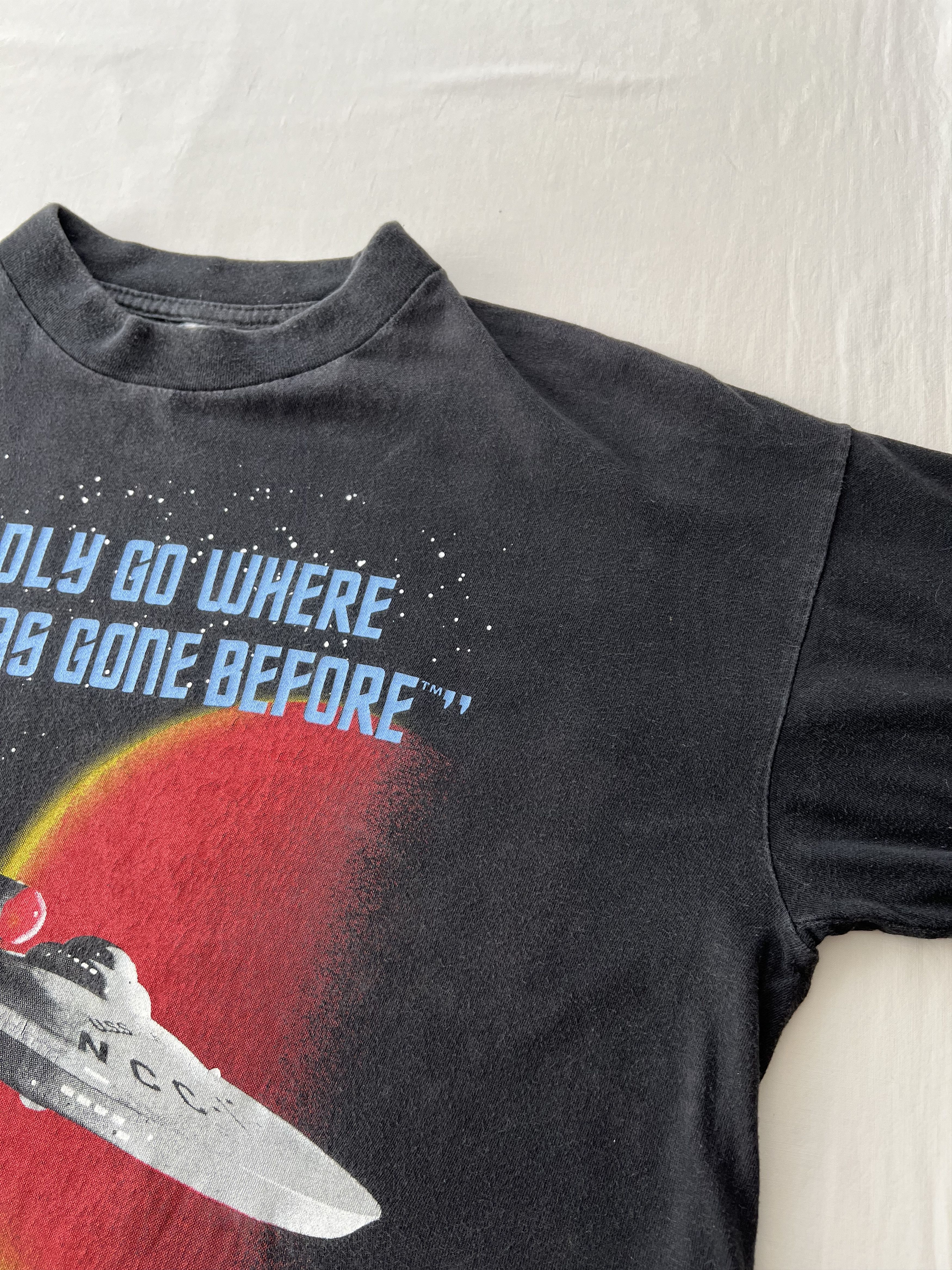 Vintage Vintage 1994 Star Trek NCC-1701 Movie Black T-shirt Size US M / EU 48-50 / 2 - 12 Thumbnail