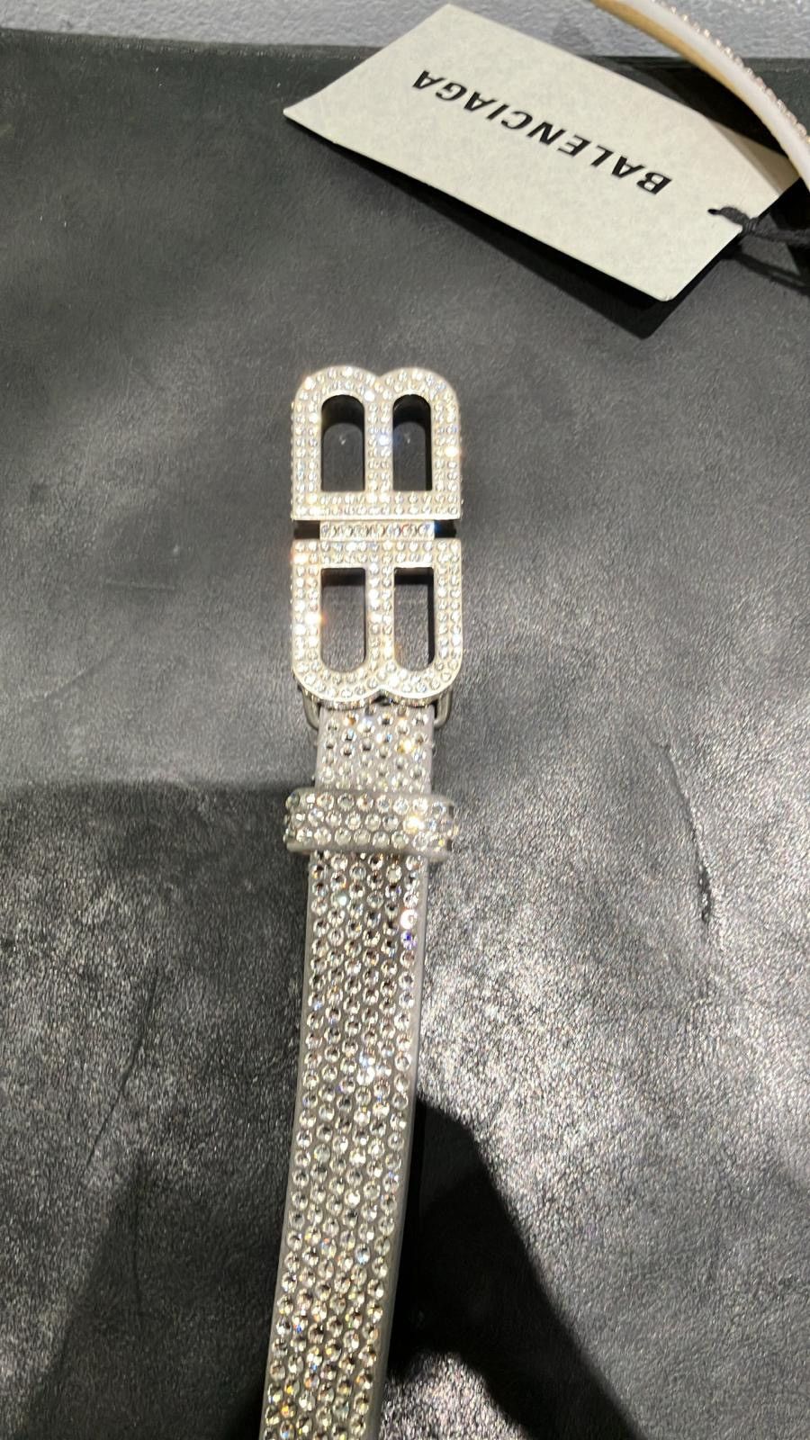 Balenciaga o1bcso1str1225 Size: 80 / BB Hourglass Thin Belt Size 32 - 4 Thumbnail